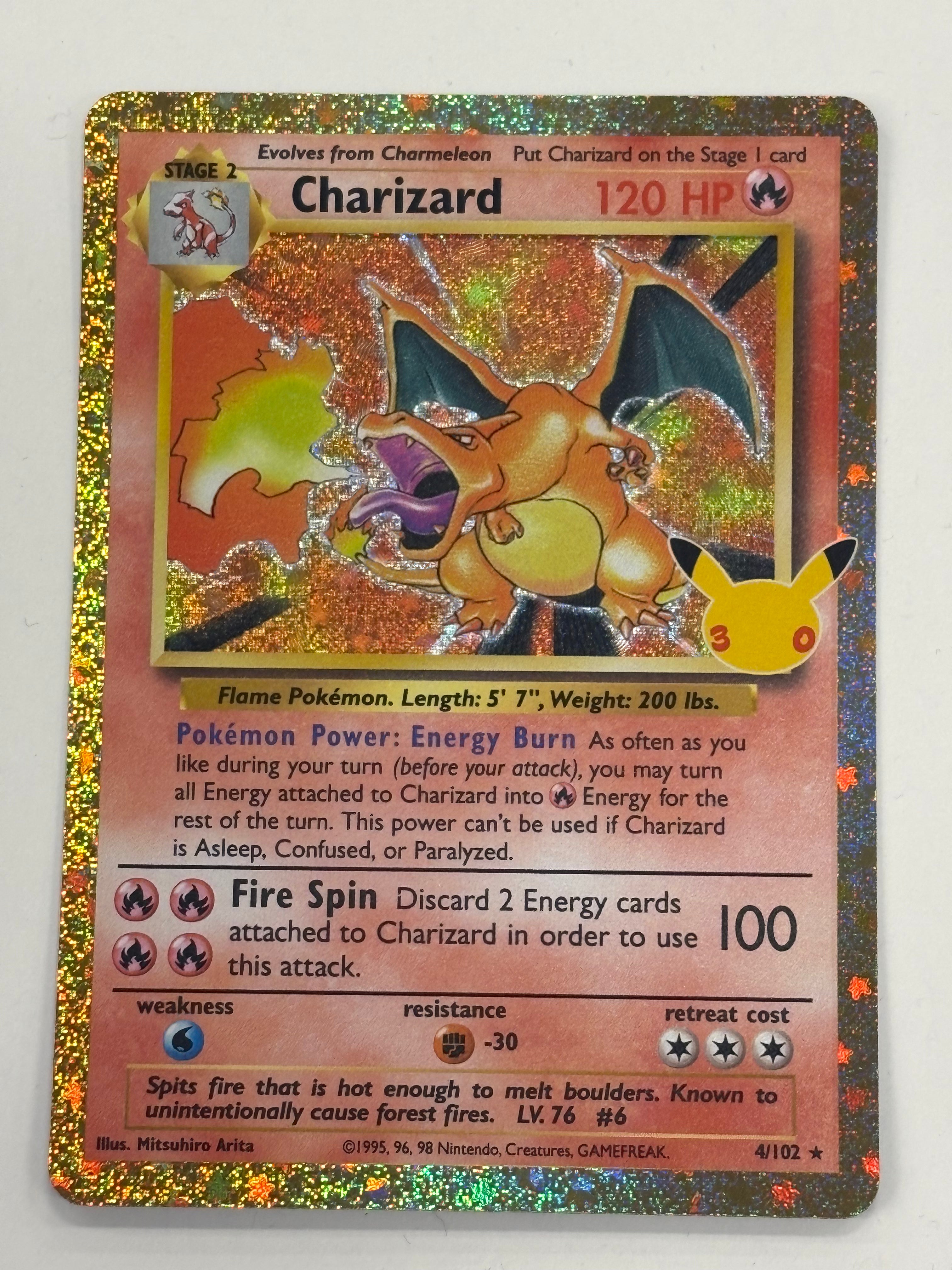 Pokémon TCG - 30th Celebration: Classic Collection Charizard 4/102 NM