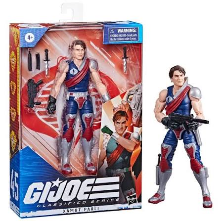Hasbro G.I Joe Classified Series Xamot Paoli  #45 Action Figure