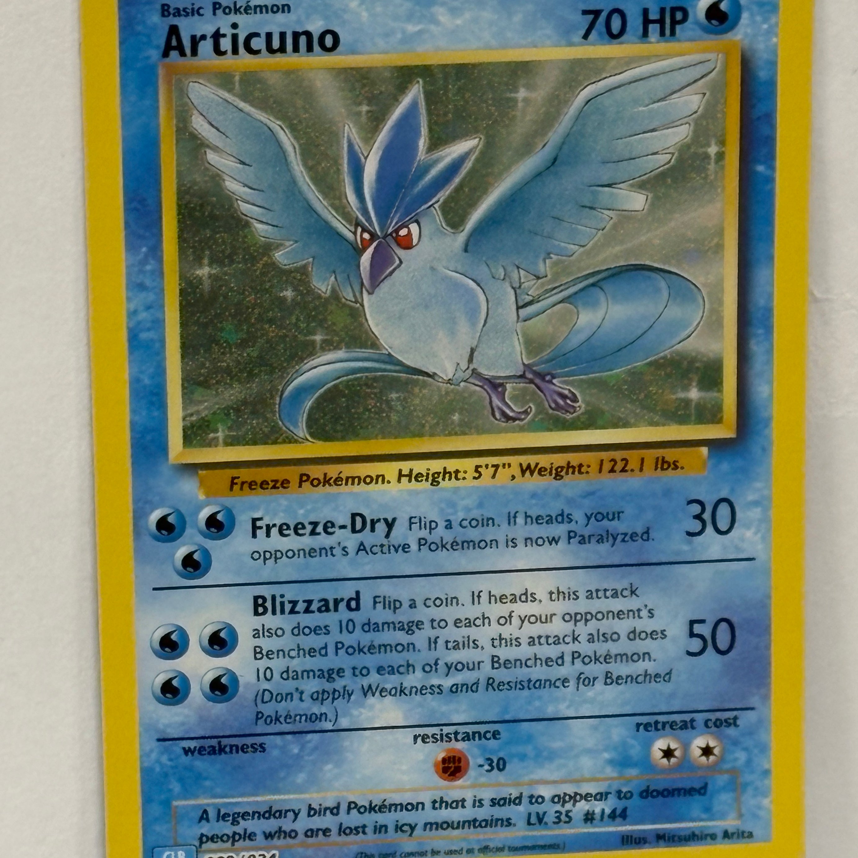 Pokémon TCG - Trading Card Game Classic Articuno 009/034 NM