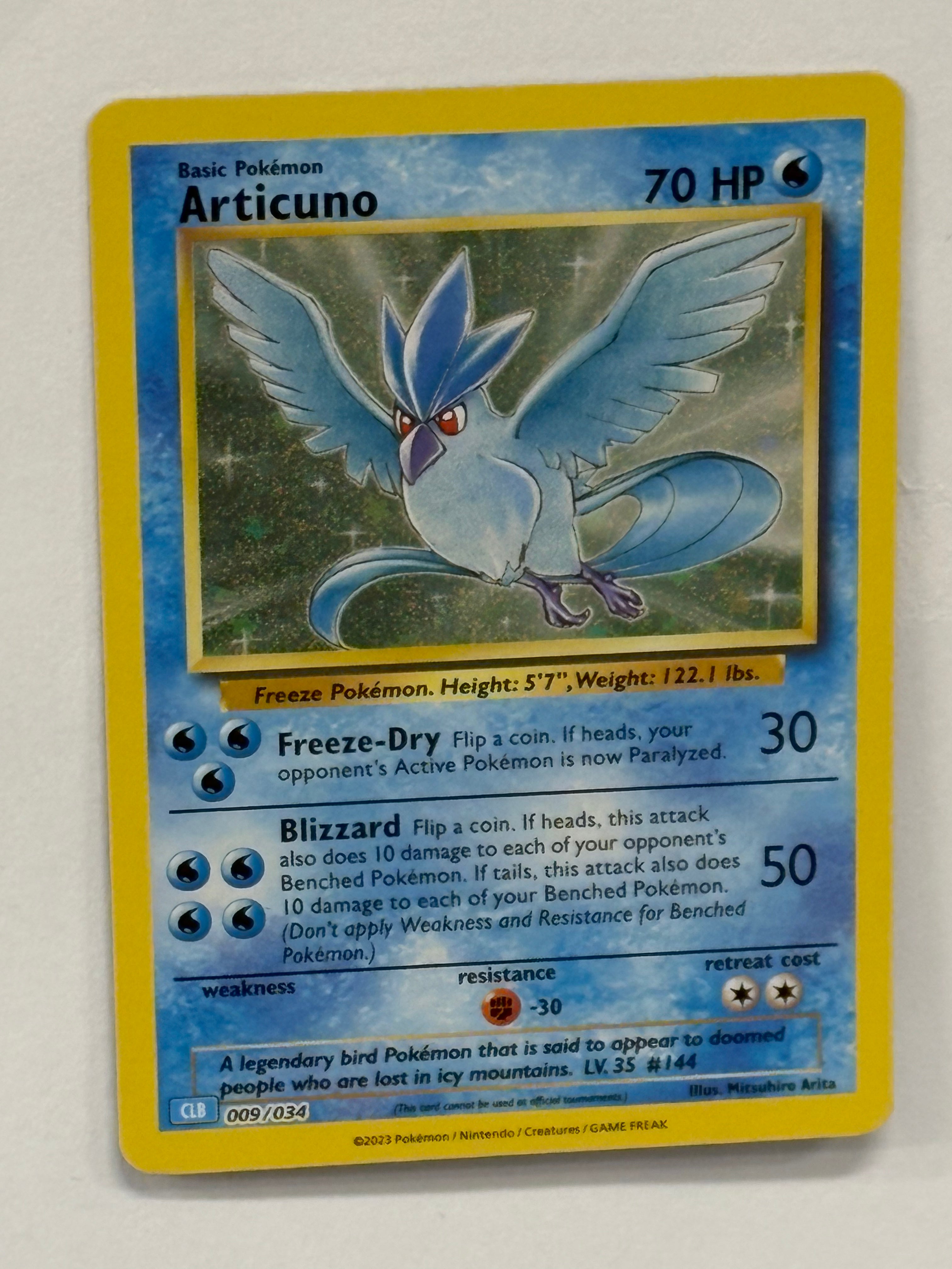 Pokémon TCG - Trading Card Game Classic Articuno 009/034 NM