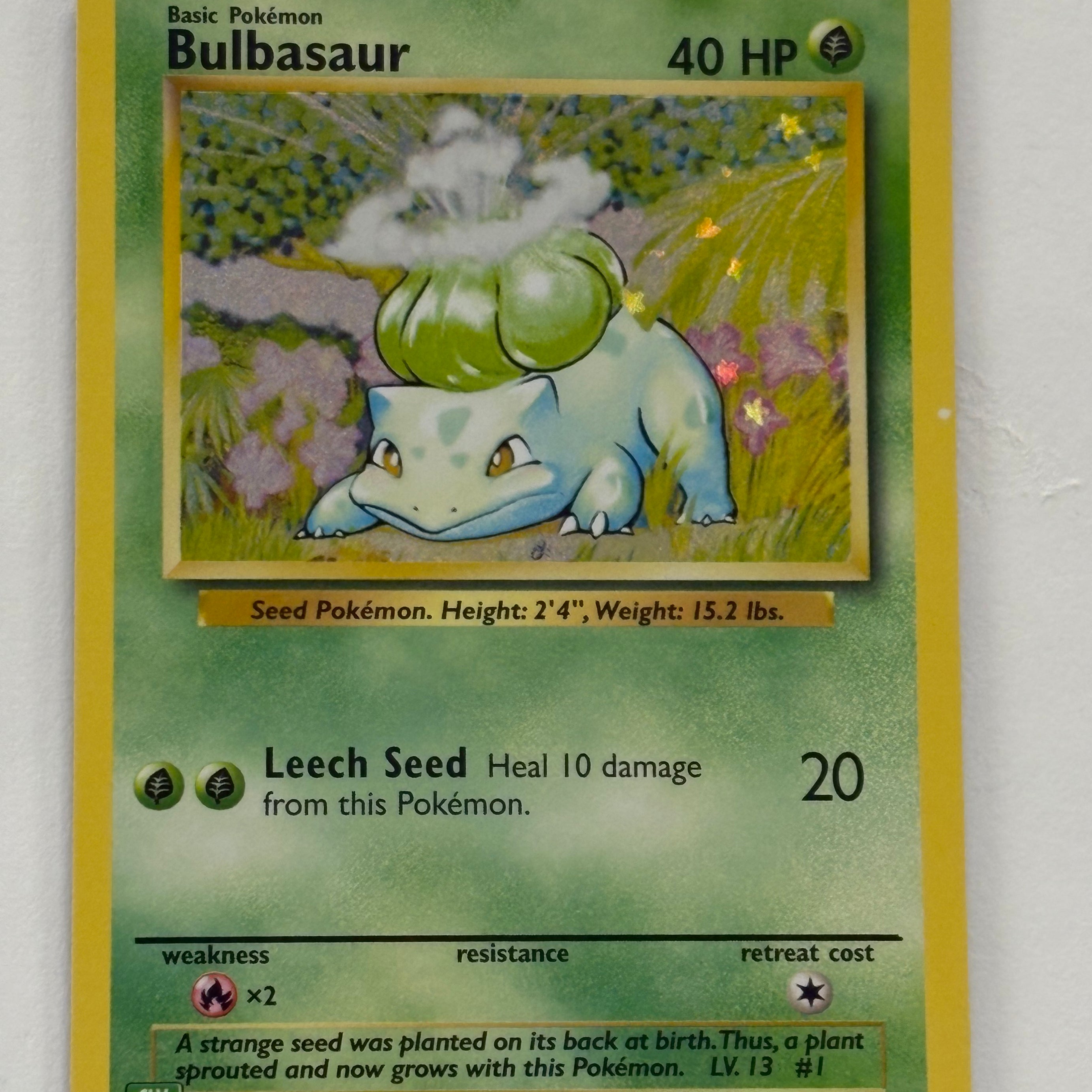 Pokémon TCG - Trading Card Game Classic Bulbasaur 001/034 NM