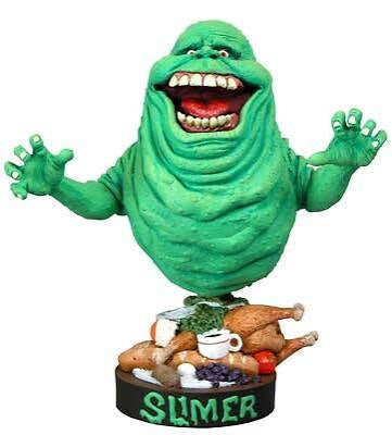 NECA Head Knockers Hand Painted Ghostbusters Slimer Statue
