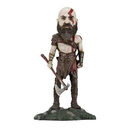 NECA Head Knockers Hand Painted God of War Kratos Statue