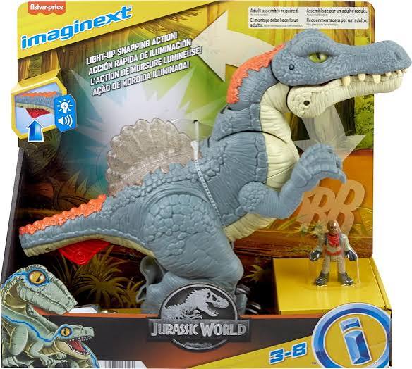 Fisher-Price Imaginext Jurassic World Ultra Snap Spinosaurus Action Figure