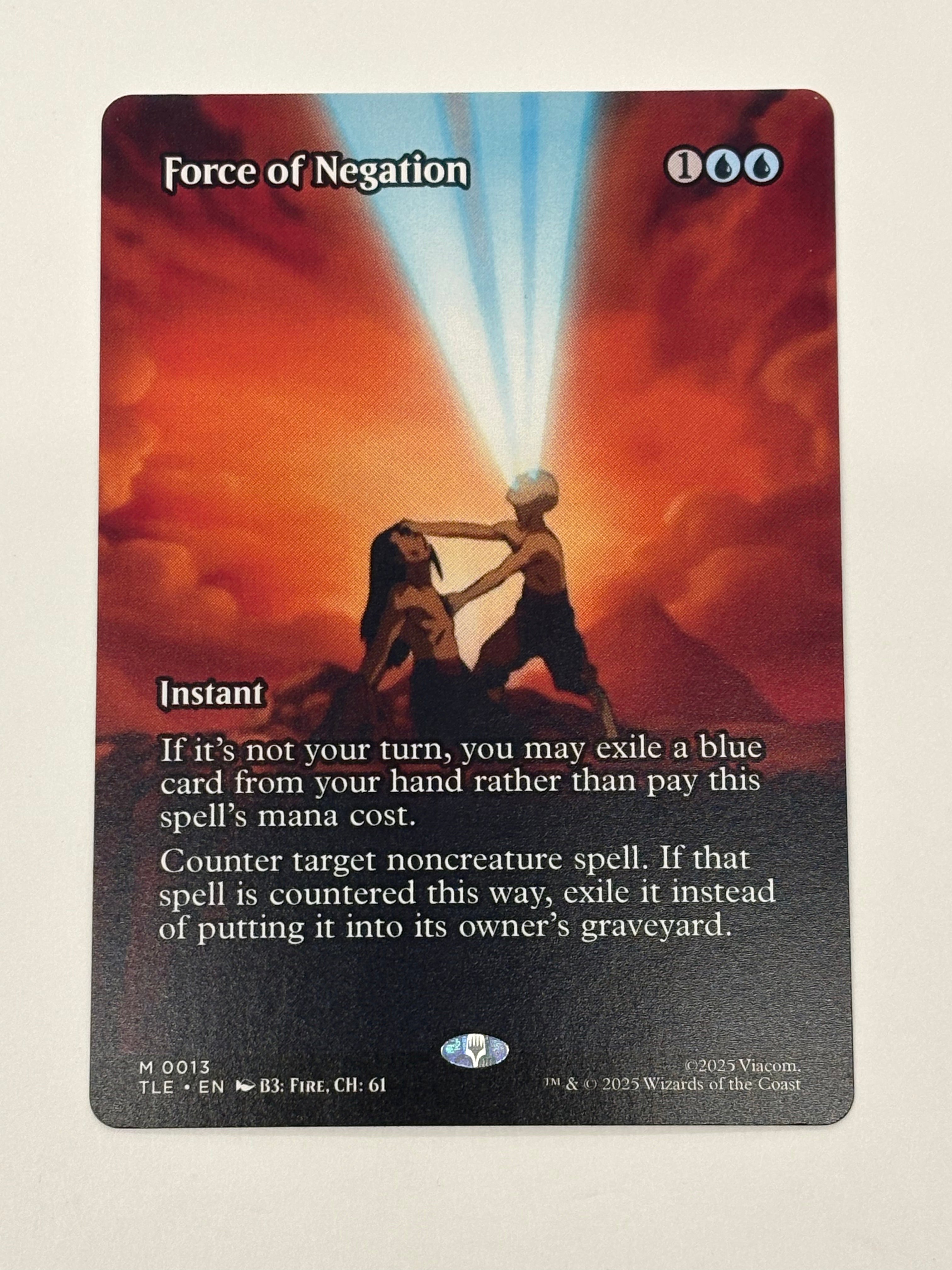 Magic The Gathering TCG - Avatar: The Last Airbender: Eternal Force of Negation (Borderless) 013 NM