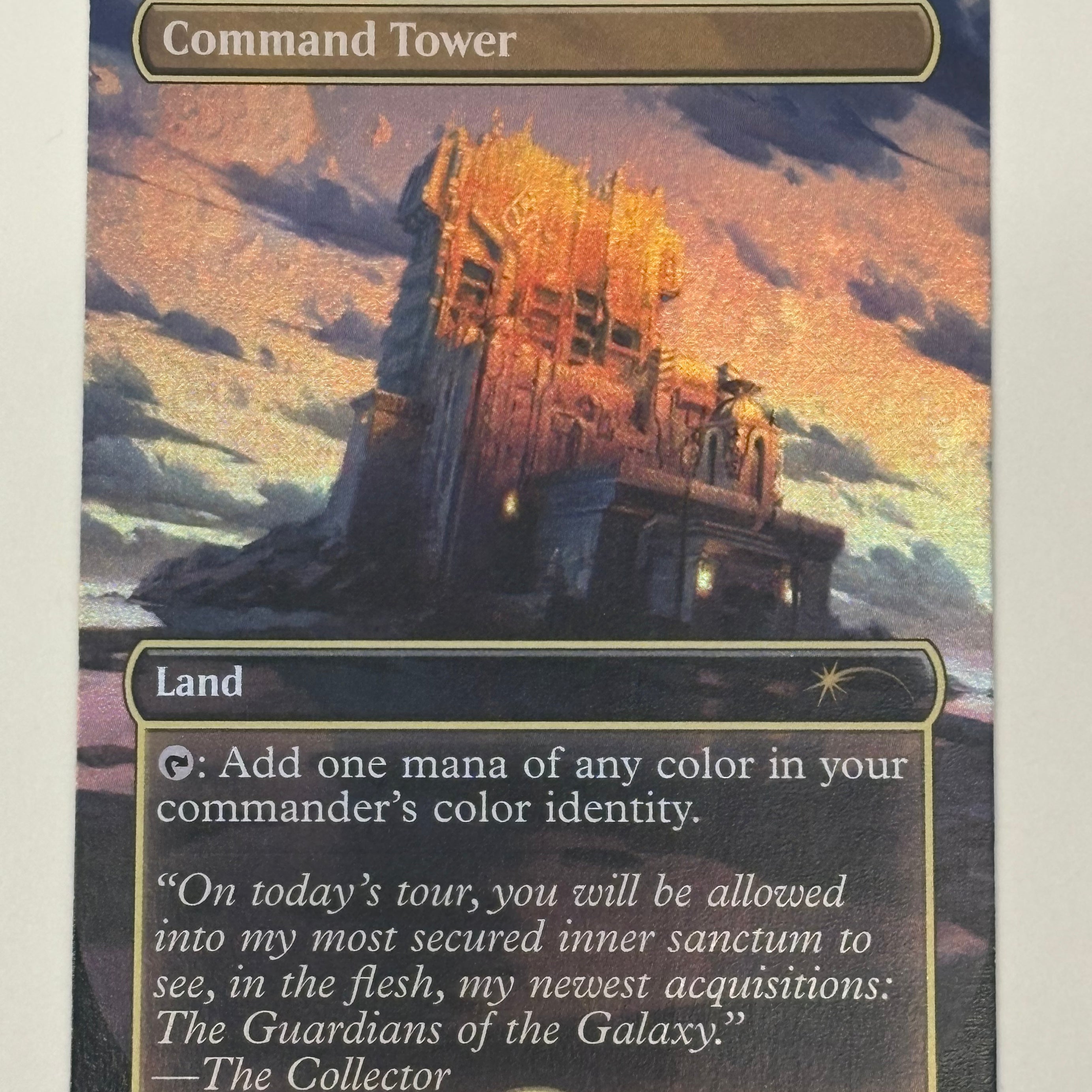 Magic the Gathering TCG - Marvel’s Super Heroes Promo Command Tower (Extended Art Foil) 001 NM