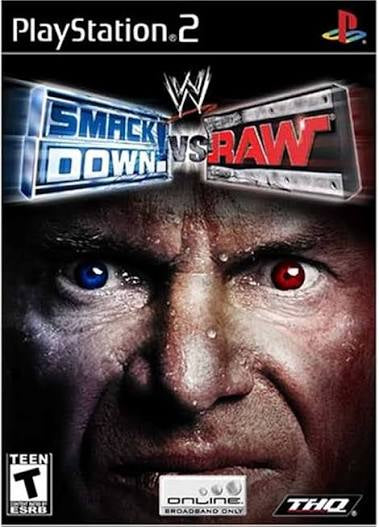 PlayStation 2 Smackdown vs Raw Video Game