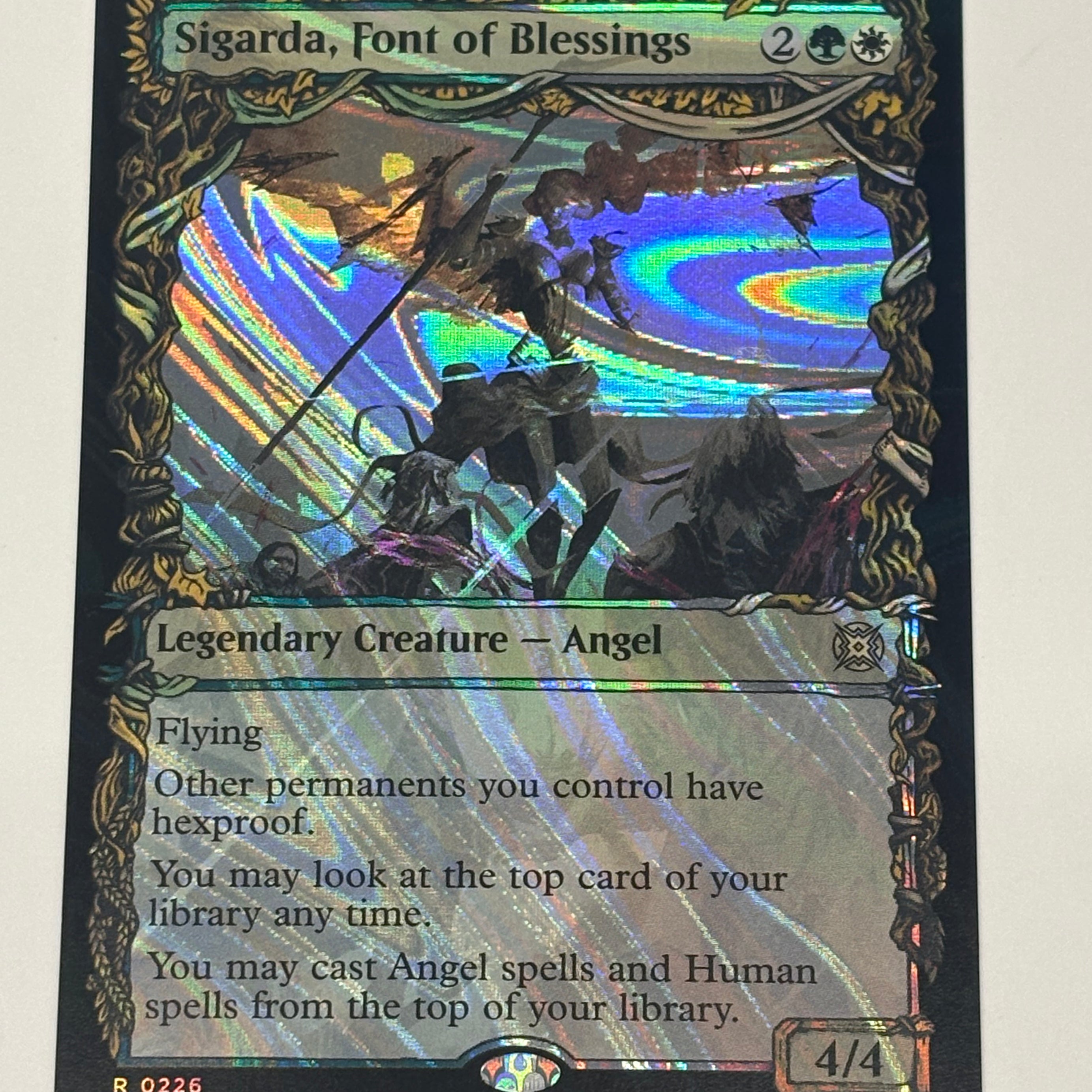 Magic The Gathering TCG - March of Machines Aftermath Sigarda, Font of Blessings (Showcase Foil) 226 NM