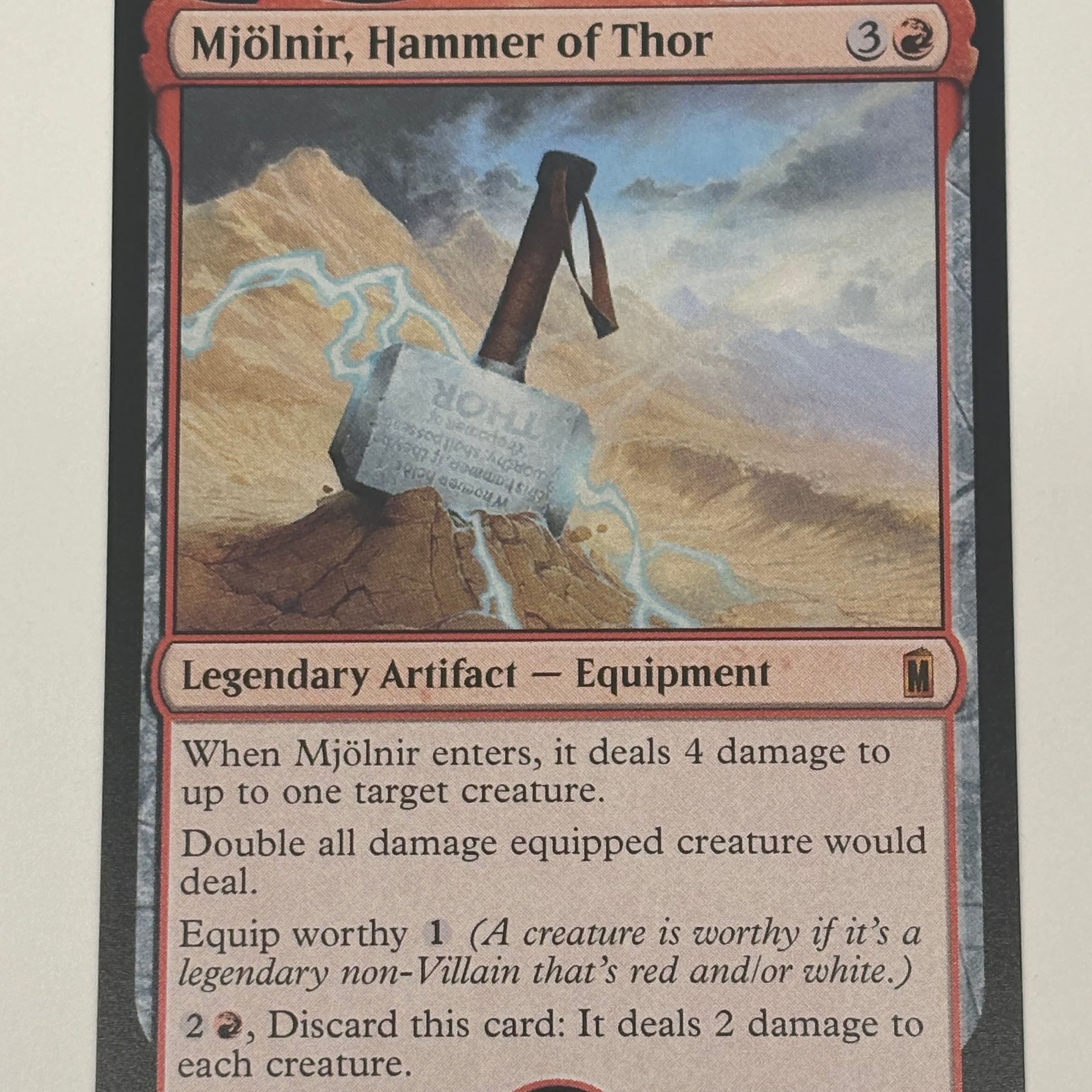 Magic The Gathering TCG - Marvel Super Heroes Mjölnir, Hammer of Thor 0146 NM