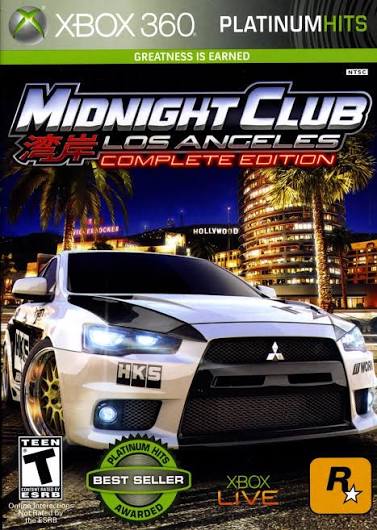 Xbox 360 Platinum Hits Midnight Club Los Angeles Complete Edition Video Games