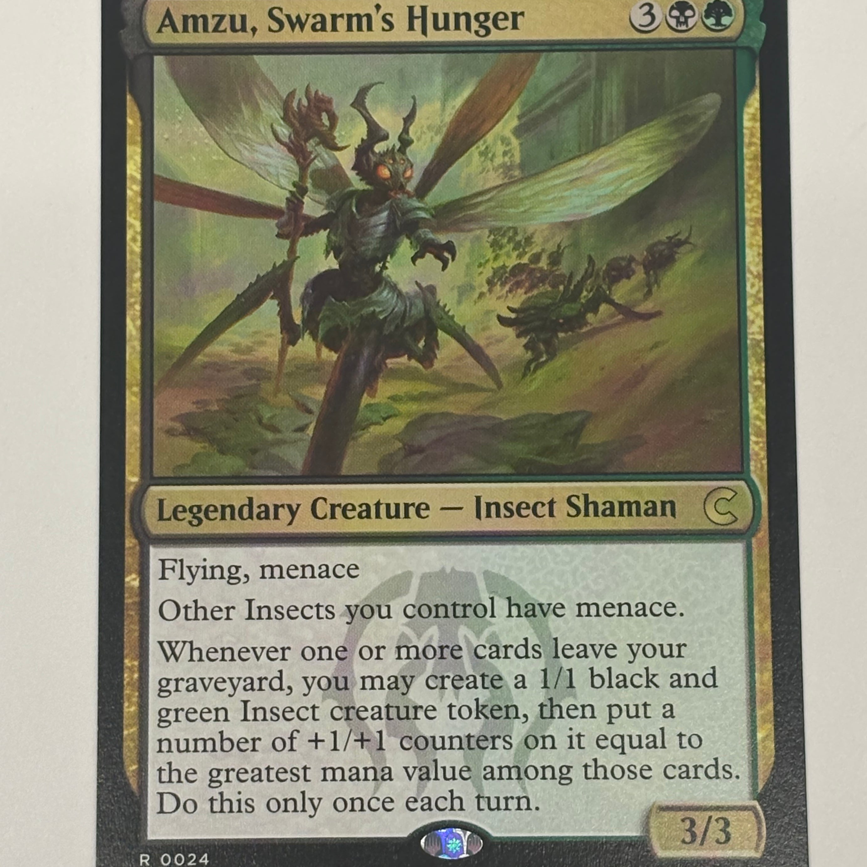 Magic The Gathering TCG - Ravnica: Clue Edition Amzu, Swarm’s Hunger 024 NM