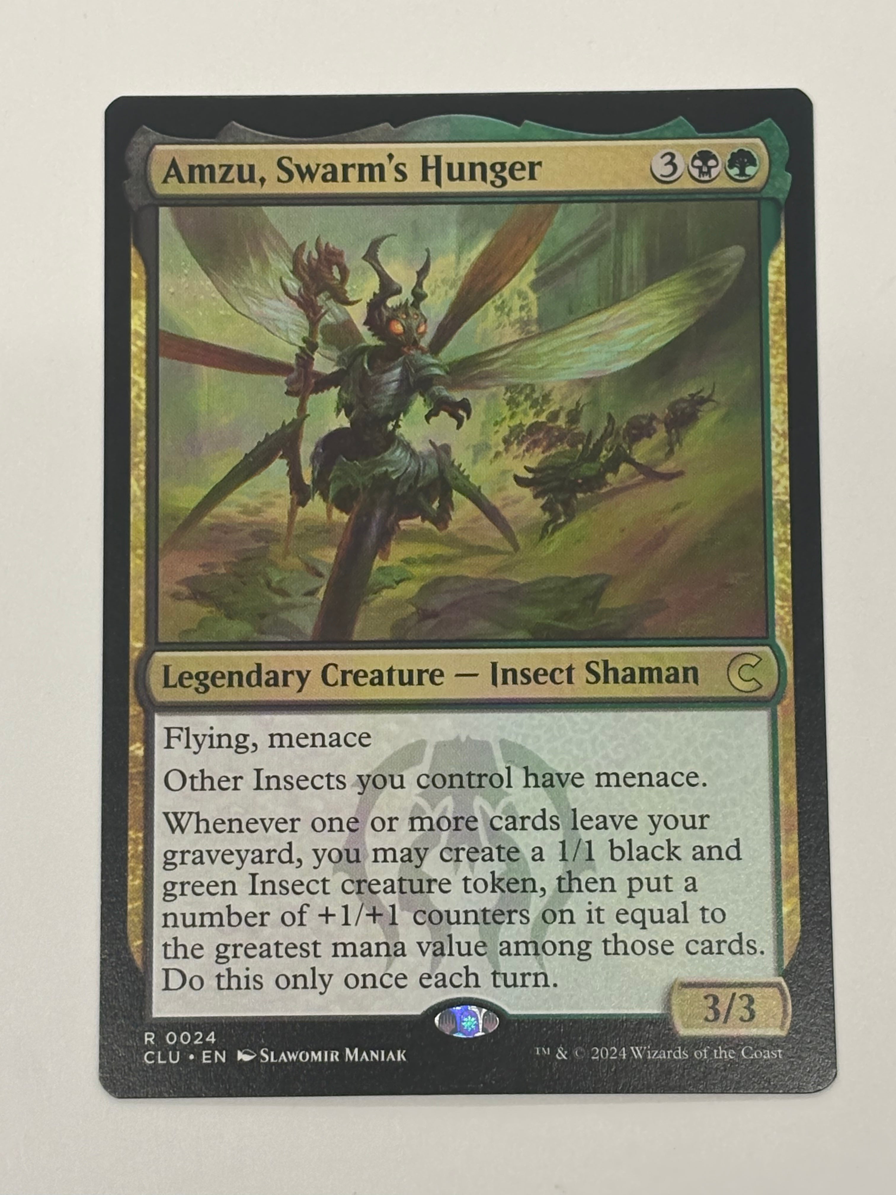 Magic The Gathering TCG - Ravnica: Clue Edition Amzu, Swarm’s Hunger 024 NM