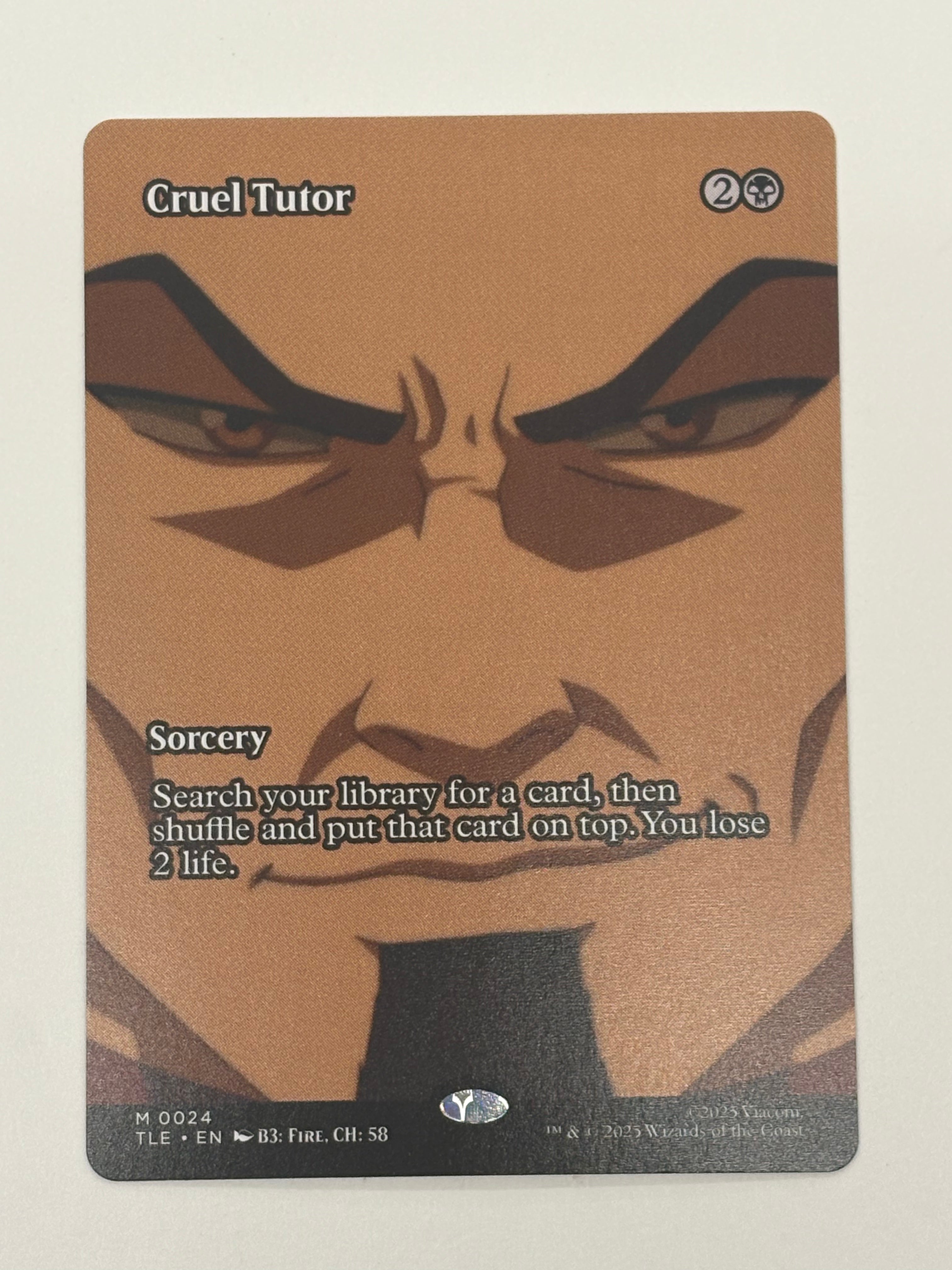 Magic The Gathering TCG - Avatar: The Last Airbender: Eternal Cruel Tutor (Borderless) 024 NM