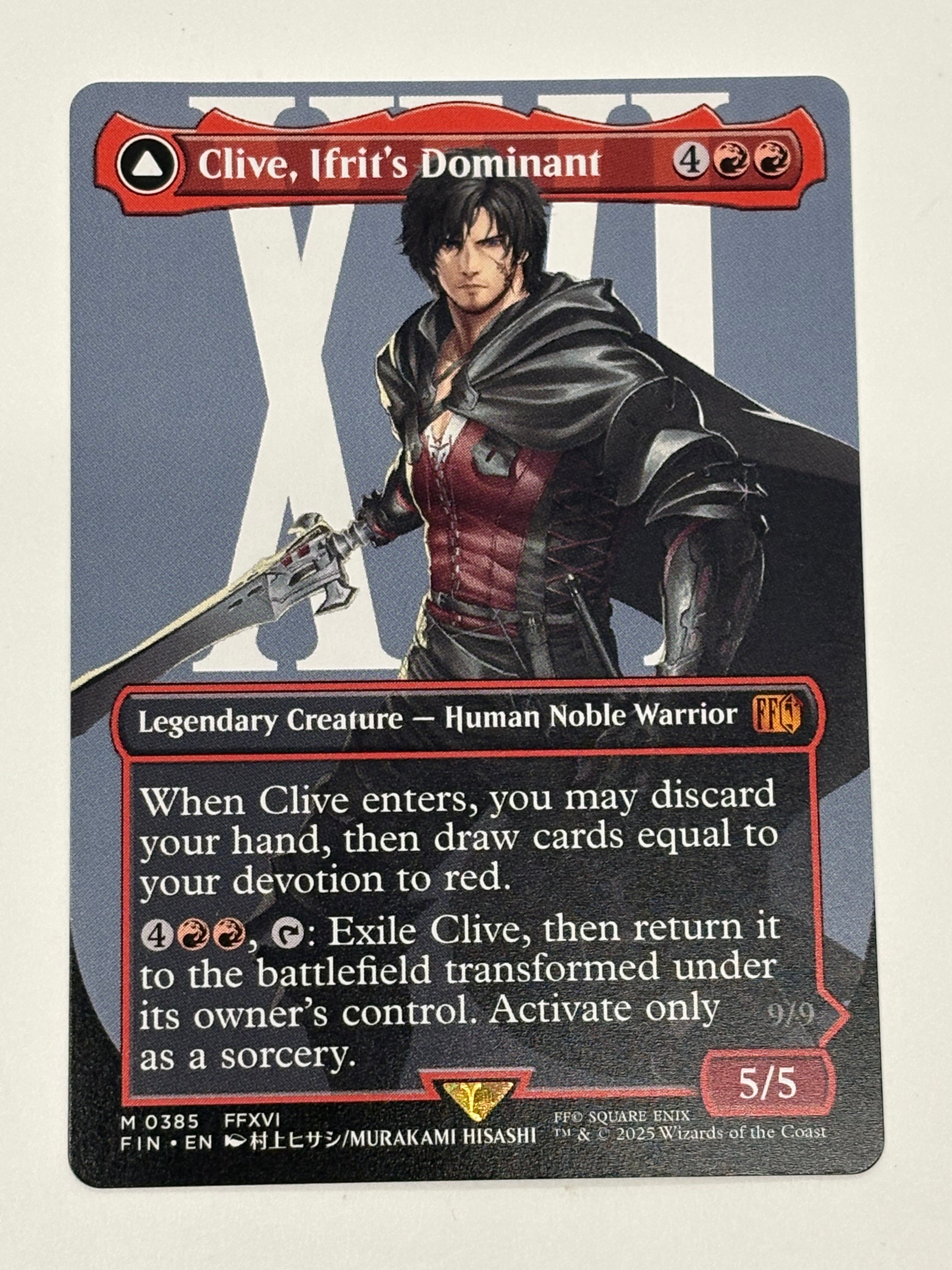 Magic The Gathering TCG - Final Fantasy Clive, Ifrit’s Dominant (Borderless) 318 NM