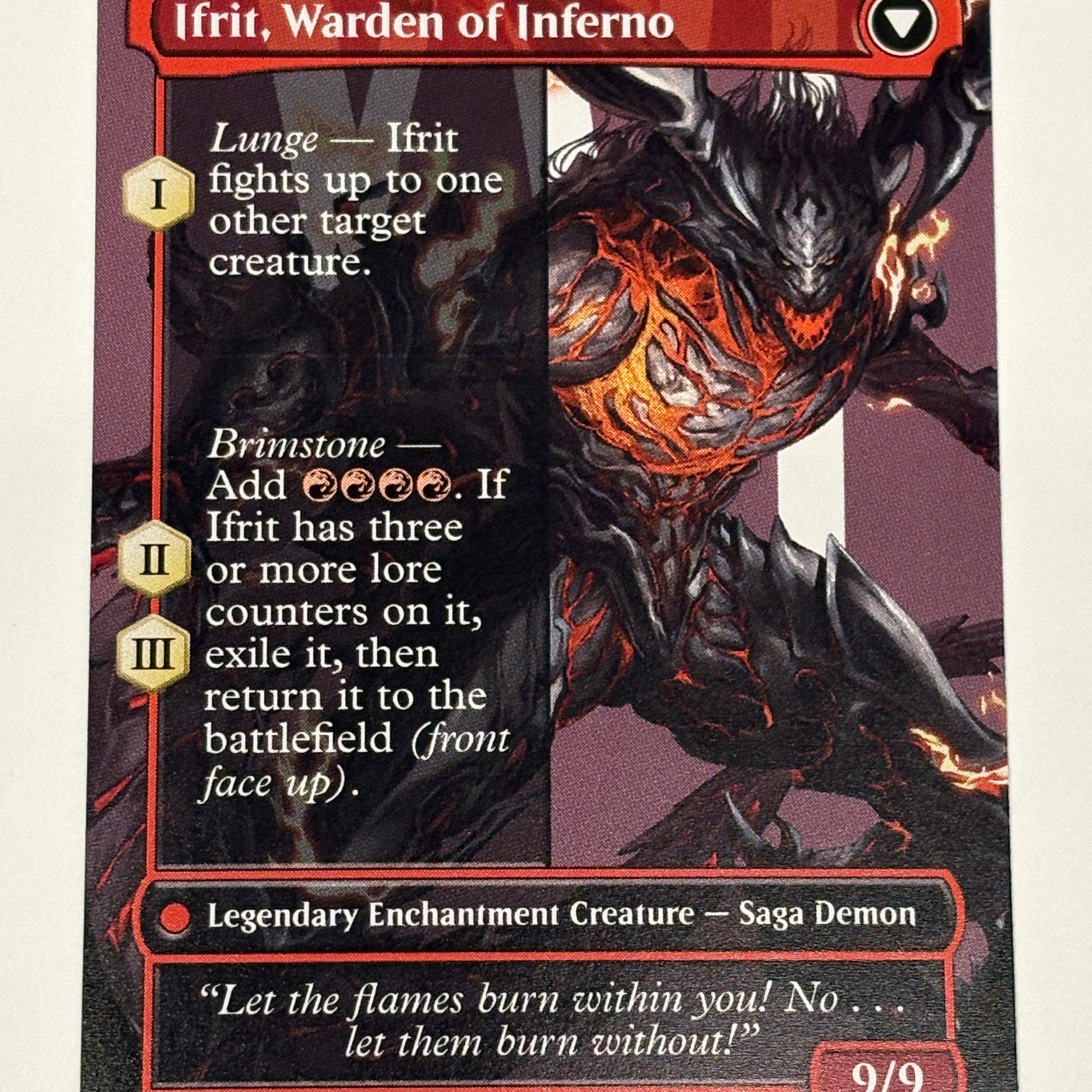 Magic The Gathering TCG - Final Fantasy Clive, Ifrit’s Dominant (Borderless) 318 NM