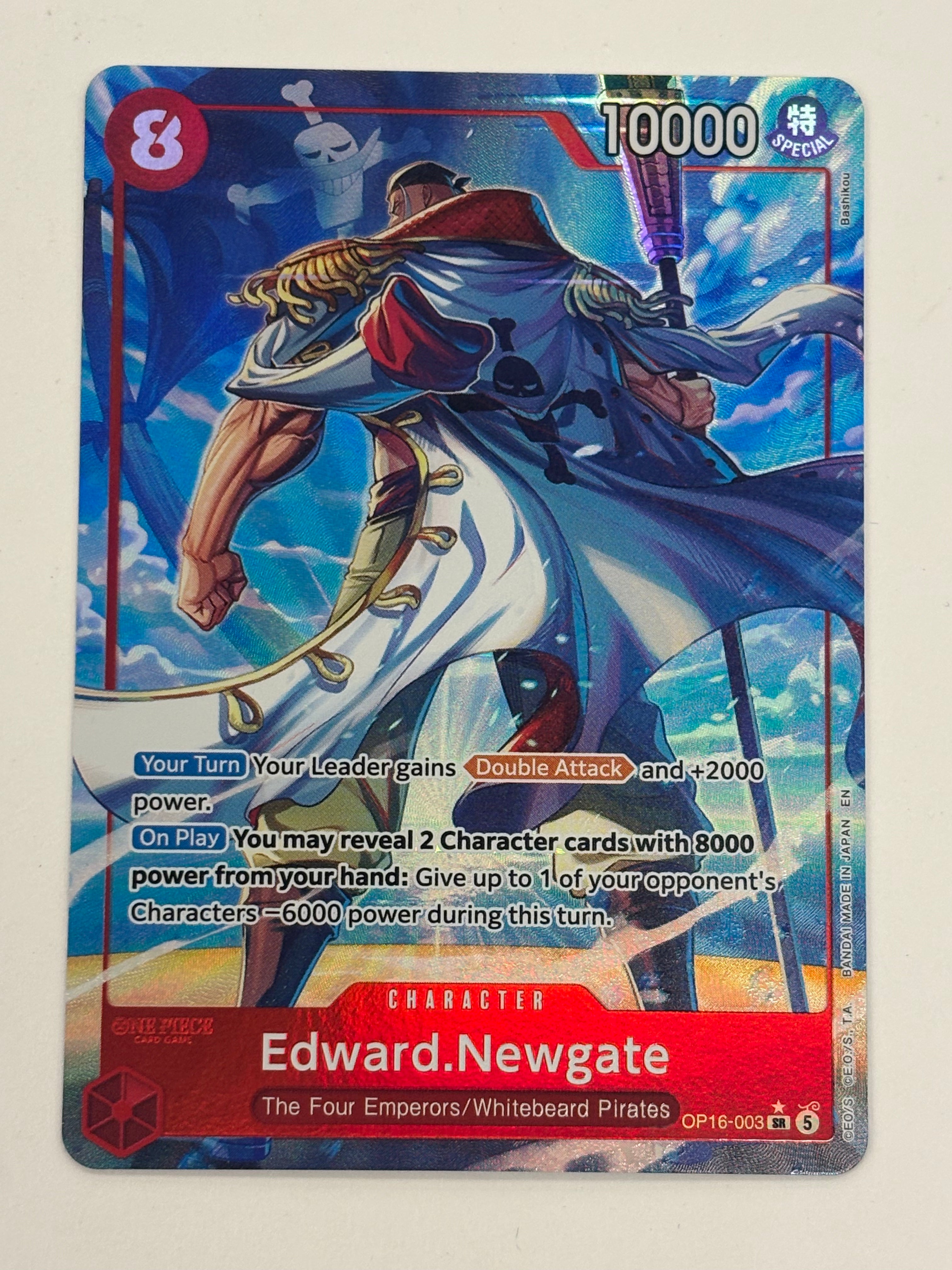 One Piece TCG - Edward Newgate OP16-003 Super Rare Alternate Art