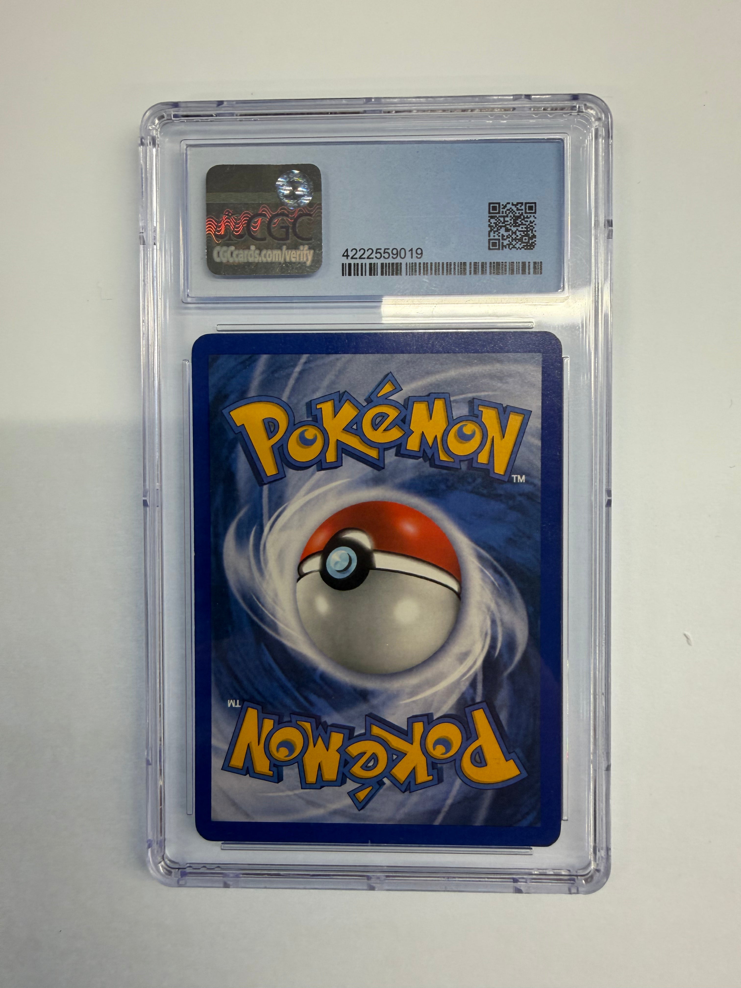 Pokemon TCG - CGC Excellent 5 Fossil Unlimited Hitmonlee 7/62 Holo