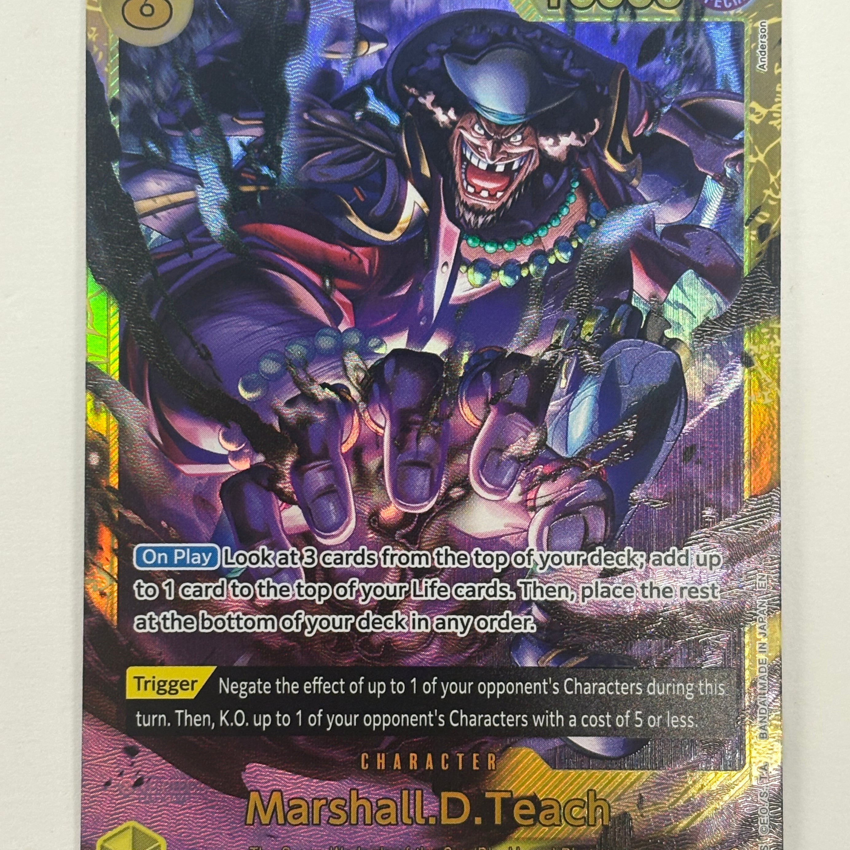 One Piece TCG - Marshall.D.Teach OP16-119 Secret Rare