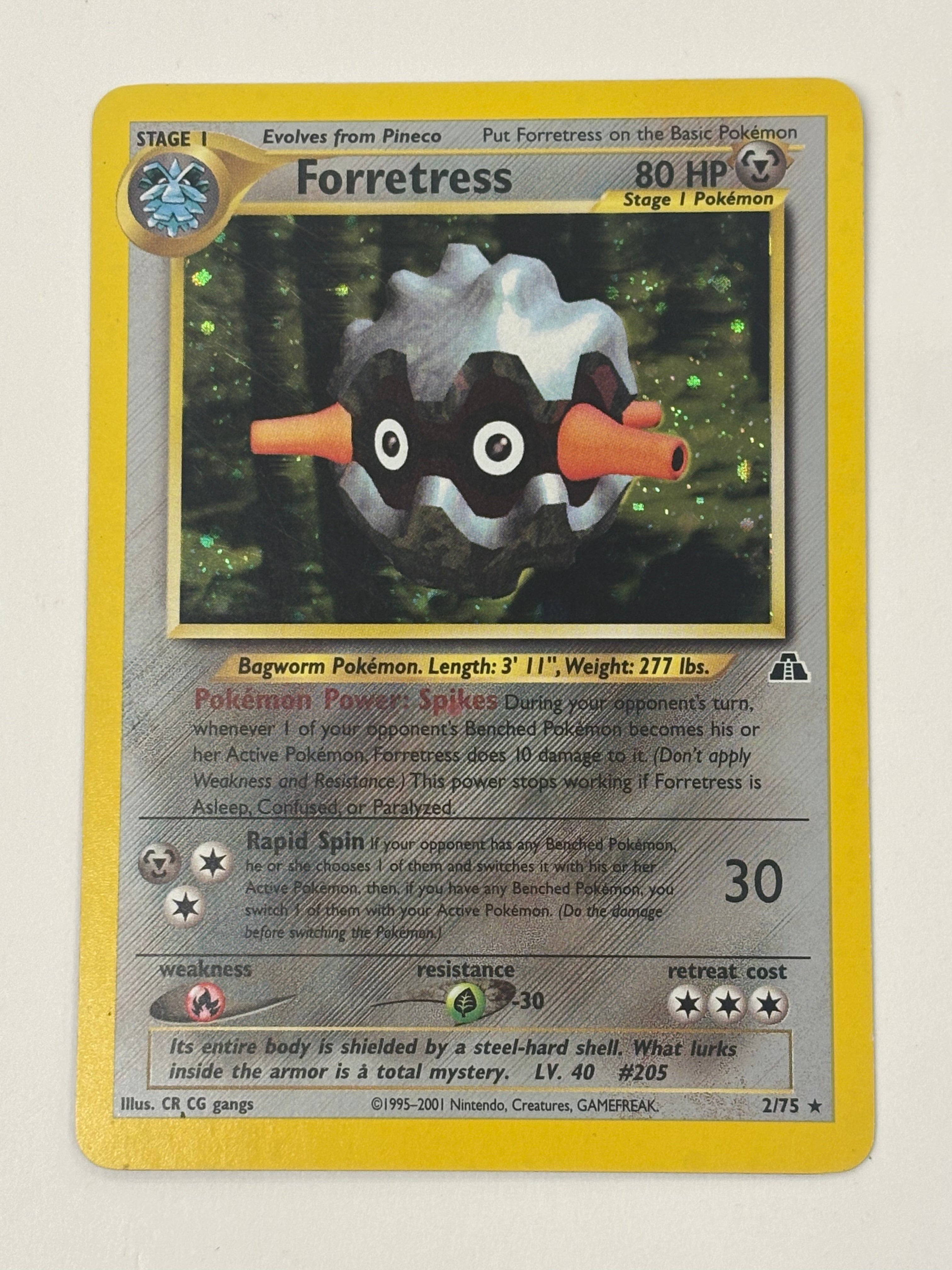 Pokémon TCG - Neo Discovery Forretress Holo 15/75 LP