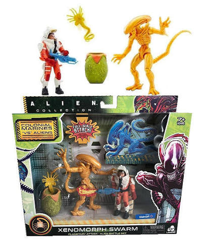 Lanard Colonial Marines vs Aliens Xenomorph Swarm Planetary Attack - Alien Battle Set