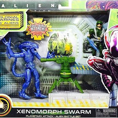 Lanard Colonial Marines vs Aliens Xenomorph Swarm Planetary Attack - Alien Battle Set