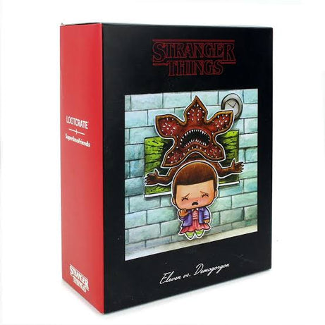 LootCrate x SuperEmoFriends Stranger Things Eleven vs Demogorgon Vinyl Figure Set