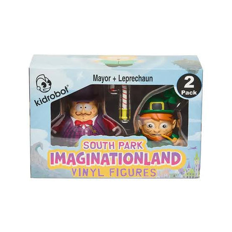 Kidrobot South Park ImaginationLand Mayor + Leprechaun Vinyl Figures