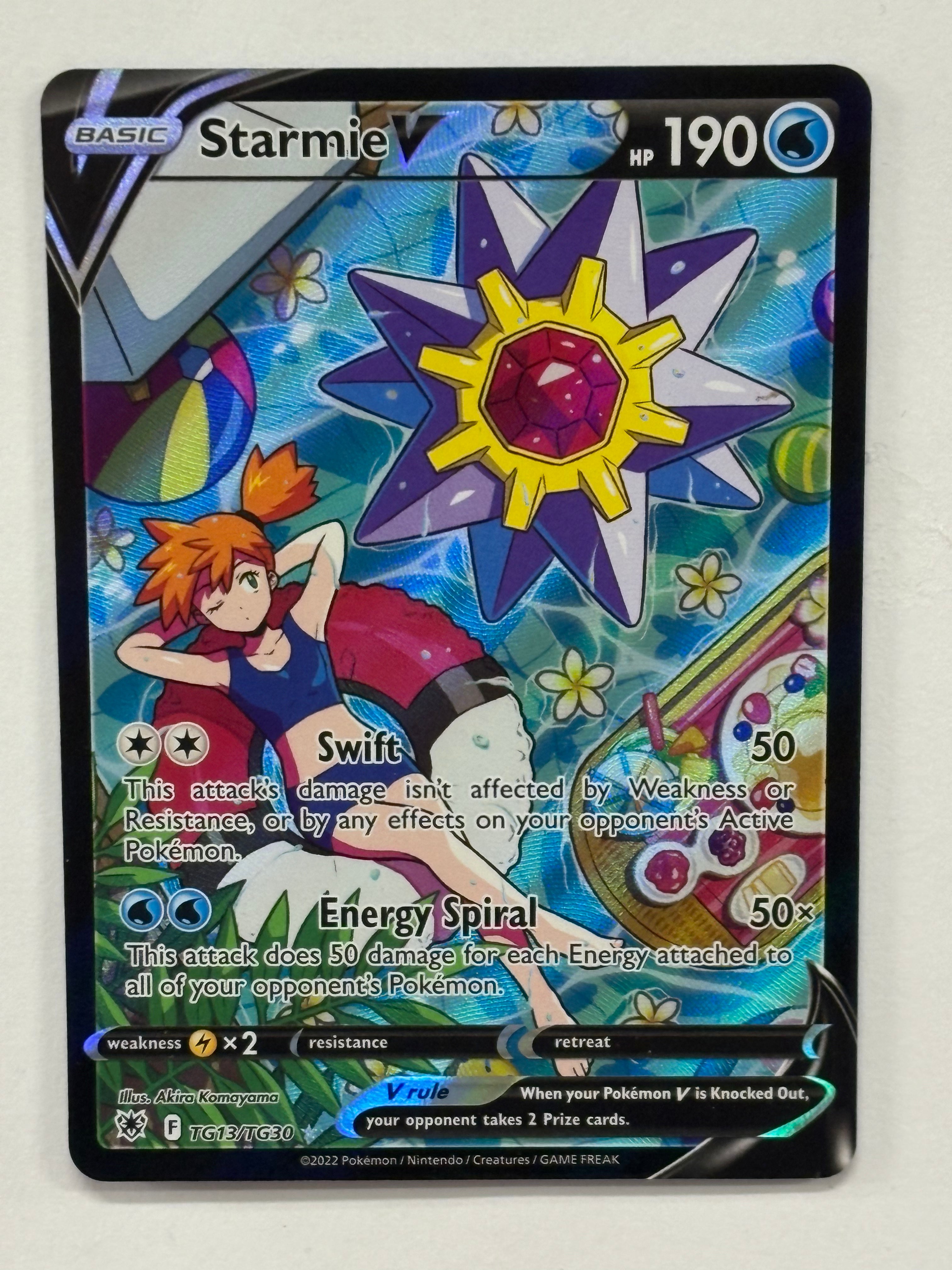 Pokémon TCG - Astral Radiance Starmie V TG22/TG30 NM
