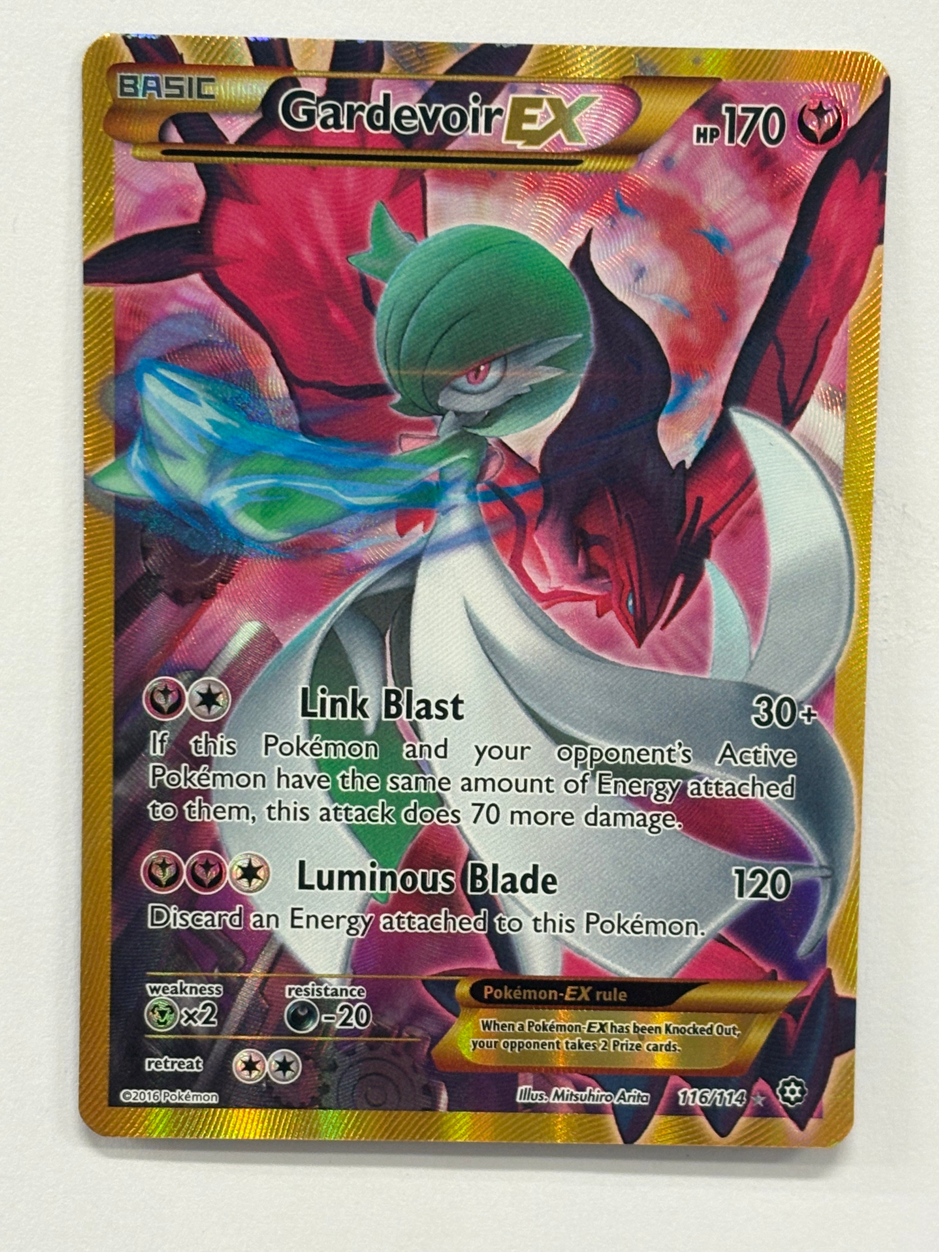Pokémon TCG - Steam Siege Gardevoir EX 116/114 LP
