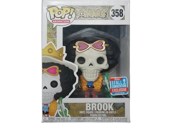 Funko Pop! Animation Shonen Jump One Piece Brook 2018 Funko Fall Convention Exclusive #358
