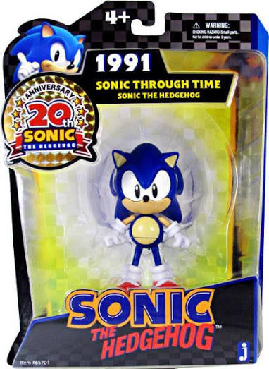 Jazwares 20th Anniversary 1991 Sonic Through Time Action Figure