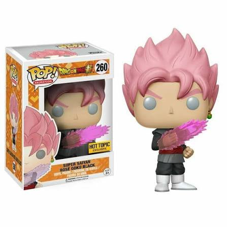 Funko Pop! Animation Dragon Ball Super Super Saiyan Rosé Goku Black Hot Topic Exclusive #260