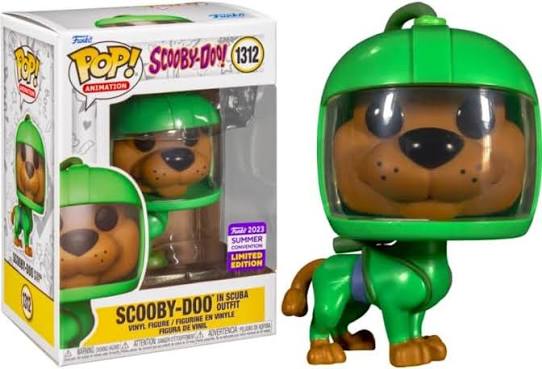 Funko Pop! Animation Scooby Doo Scooby-Doo In Scuba Outfit #1312