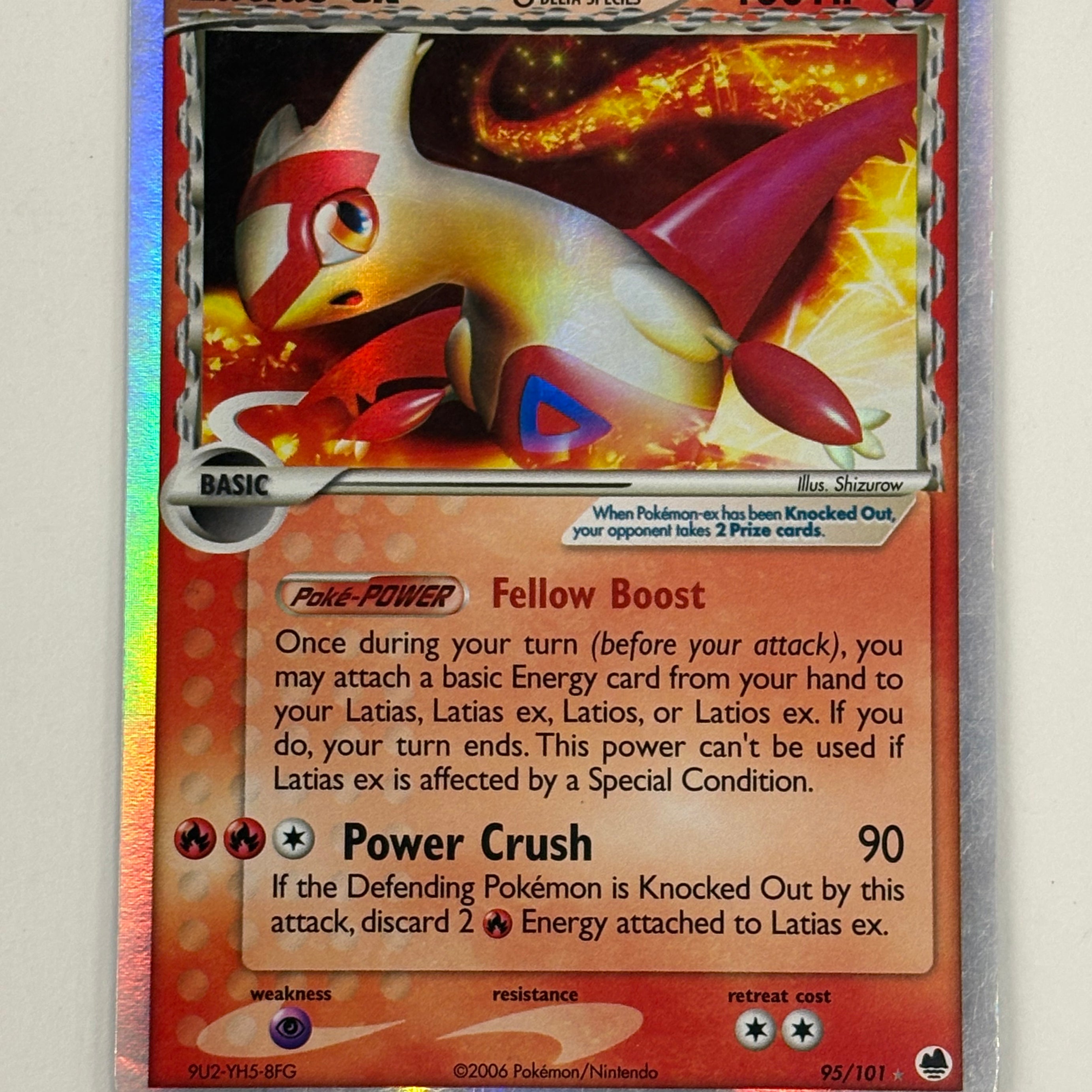 Pokémon TCG - EX Dragon Frontiers Latias (Delta Species) 95/101 MP