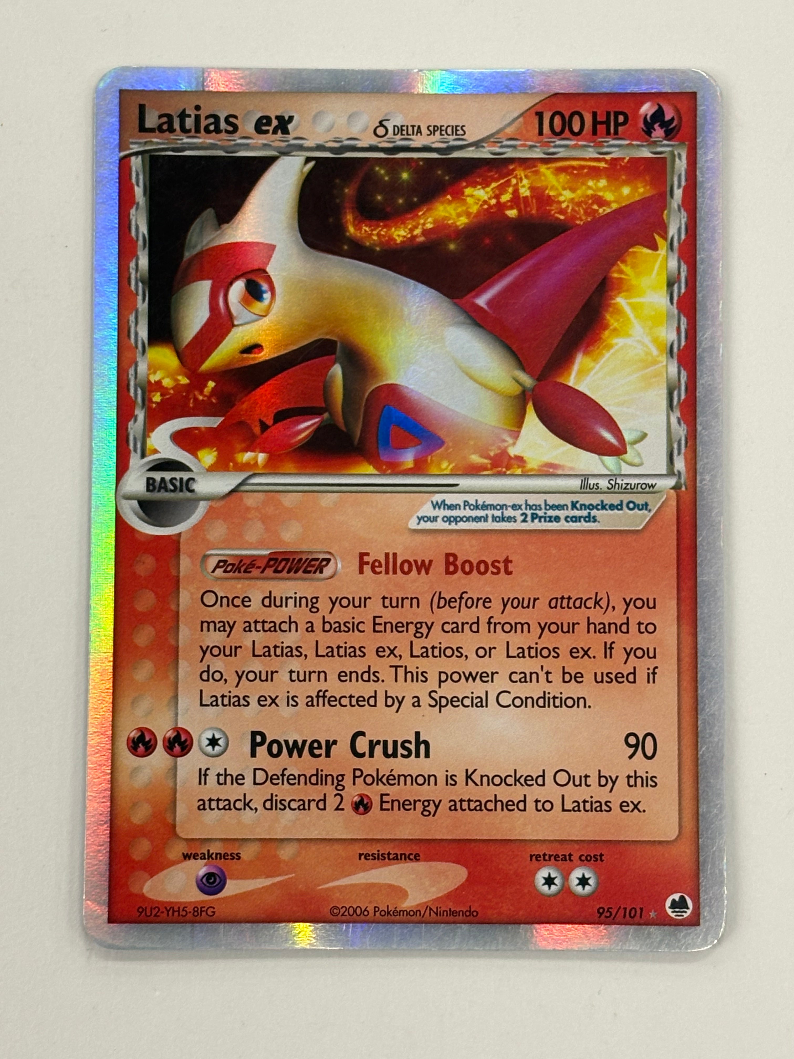 Pokémon TCG - EX Dragon Frontiers Latias (Delta Species) 95/101 MP