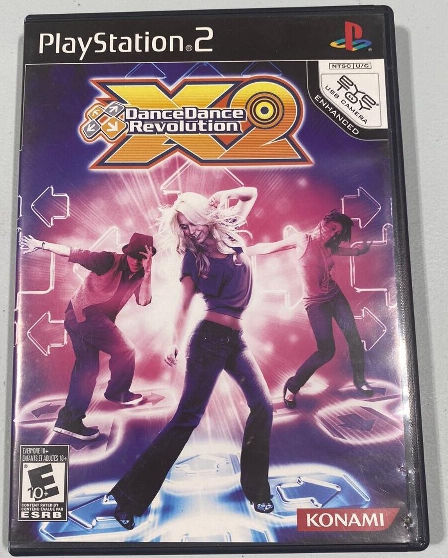PS2 Dance Dance Revolution X2 Video Game
