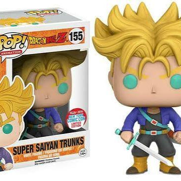 Funko Pop! Animation Dragon Ball Z Super Saiyan Trunks 2016 NYCC Exclusive #155
