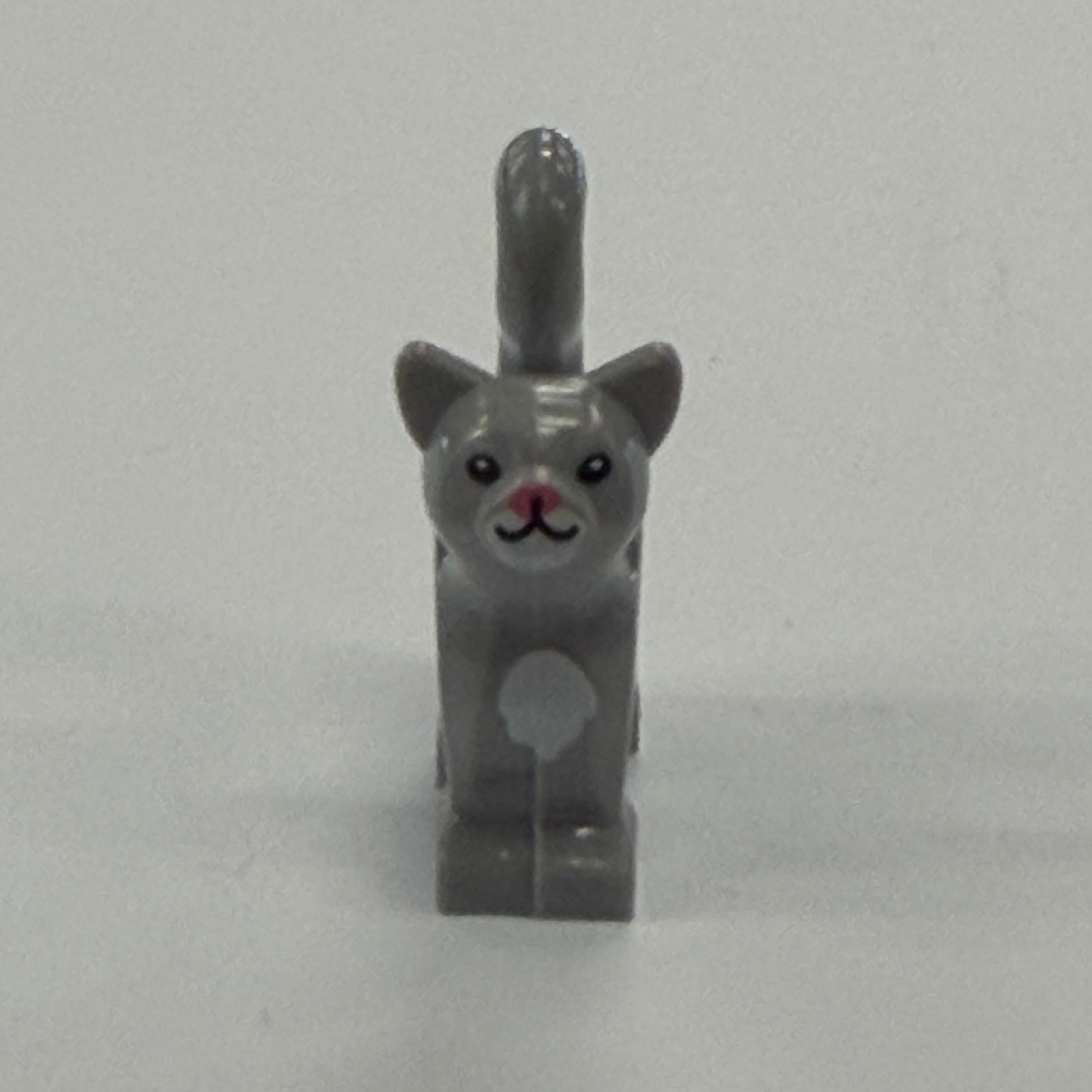 Animals Gray Cat #1 Mini Block Figure