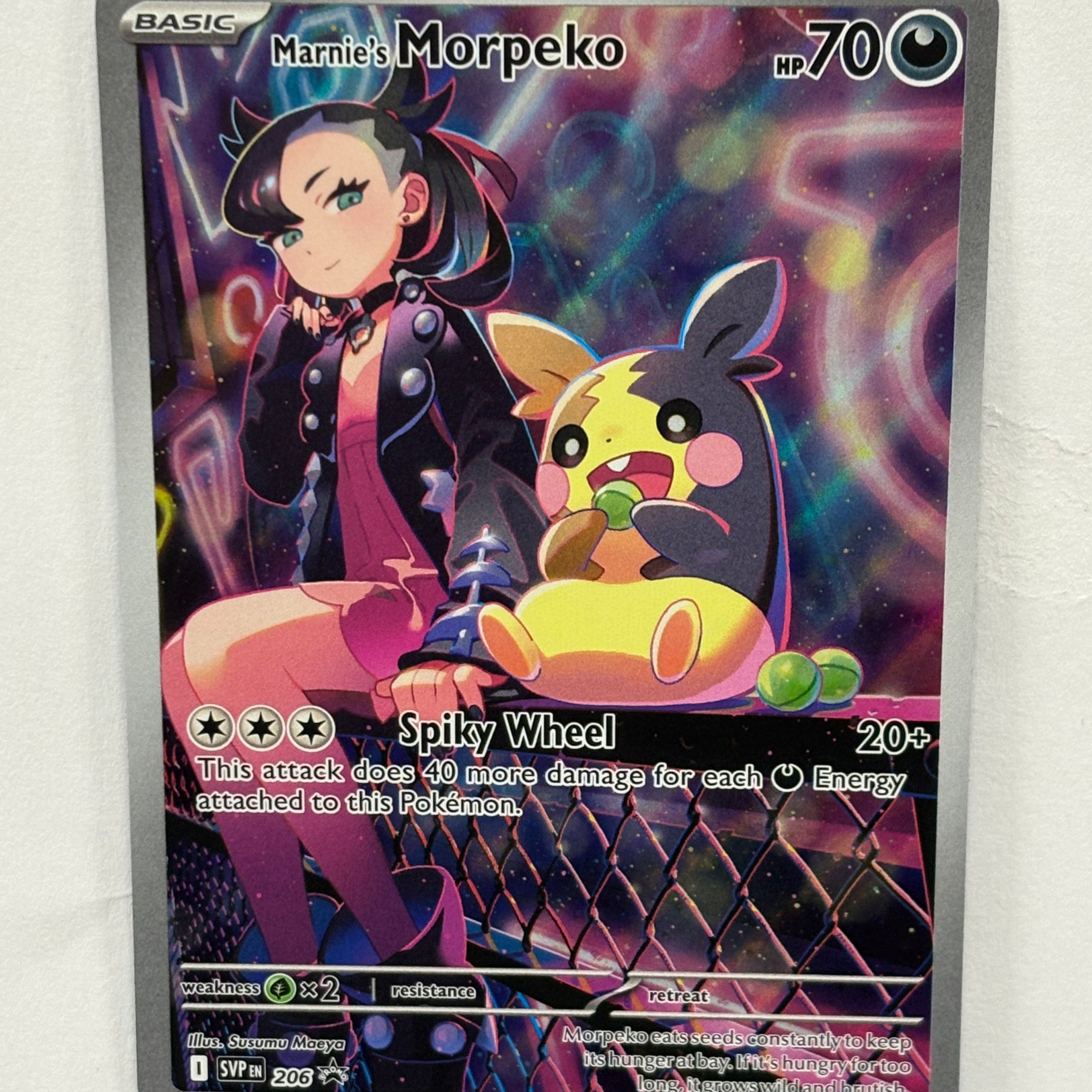 Pokémon TCG - Scarlet & Violet Promo Cards Marnie’s Morpeko 206 NM