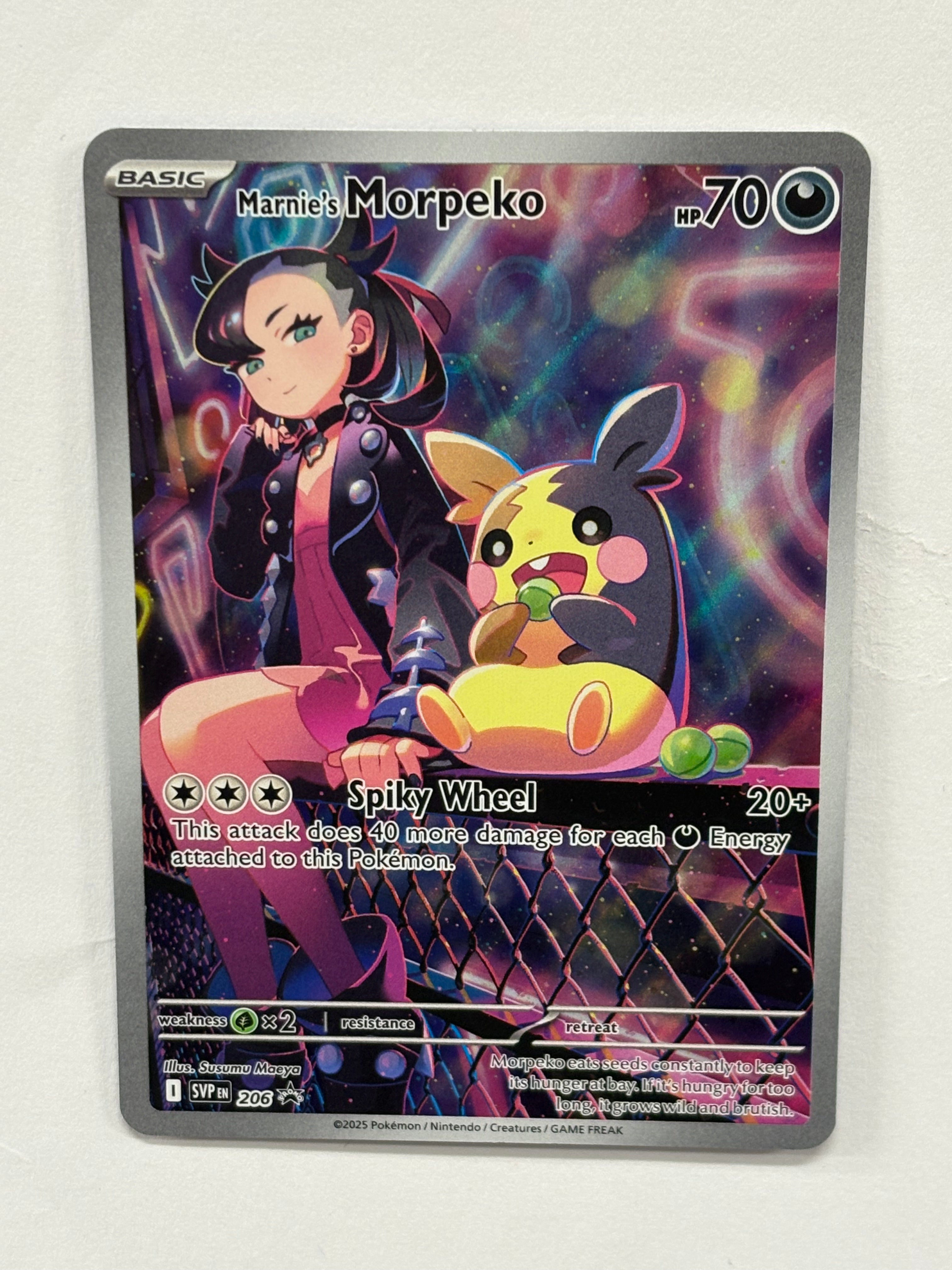 Pokémon TCG - Scarlet & Violet Promo Cards Marnie’s Morpeko 206 NM