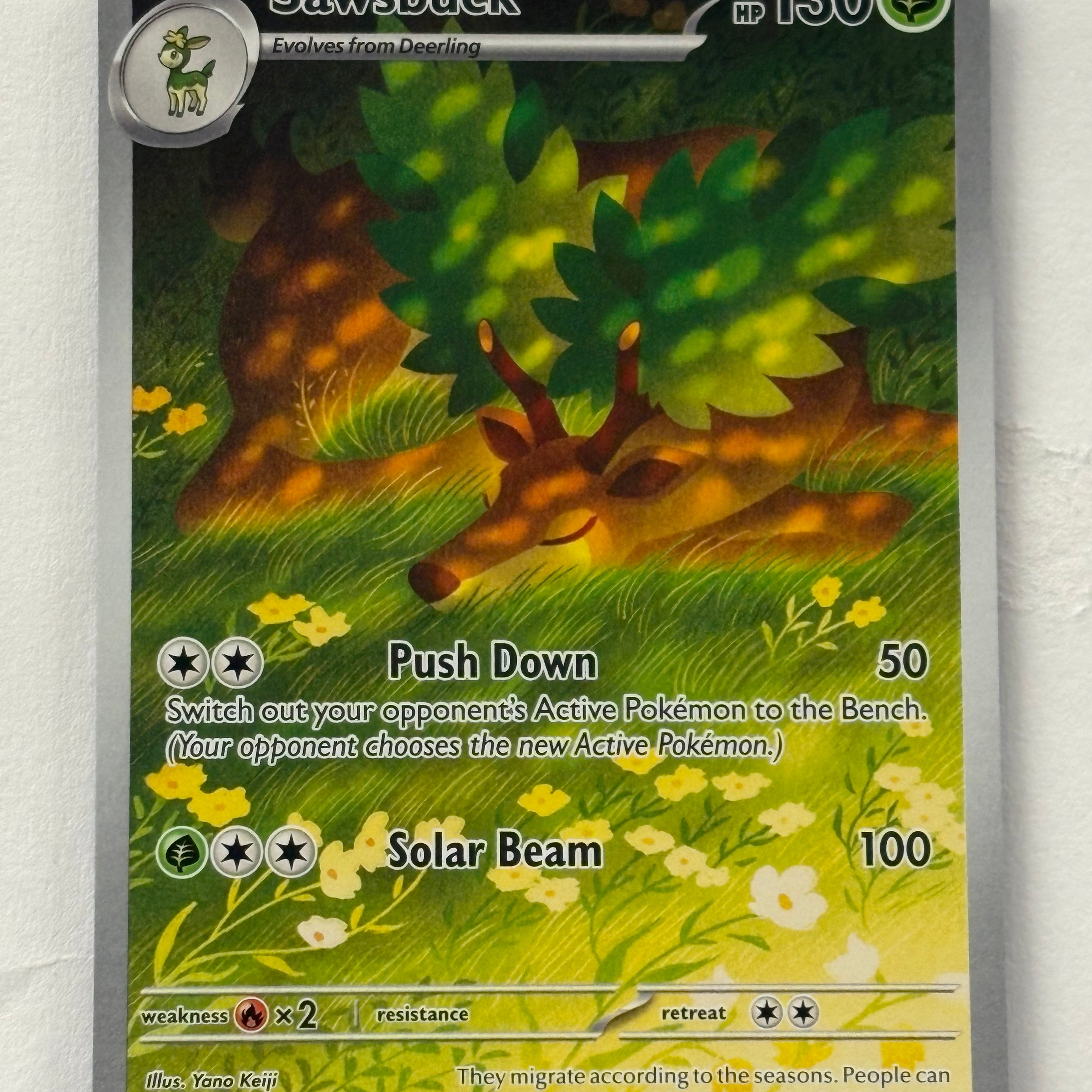 Pokémon TCG - White Flare Sawsbuck ex 168/086 NM
