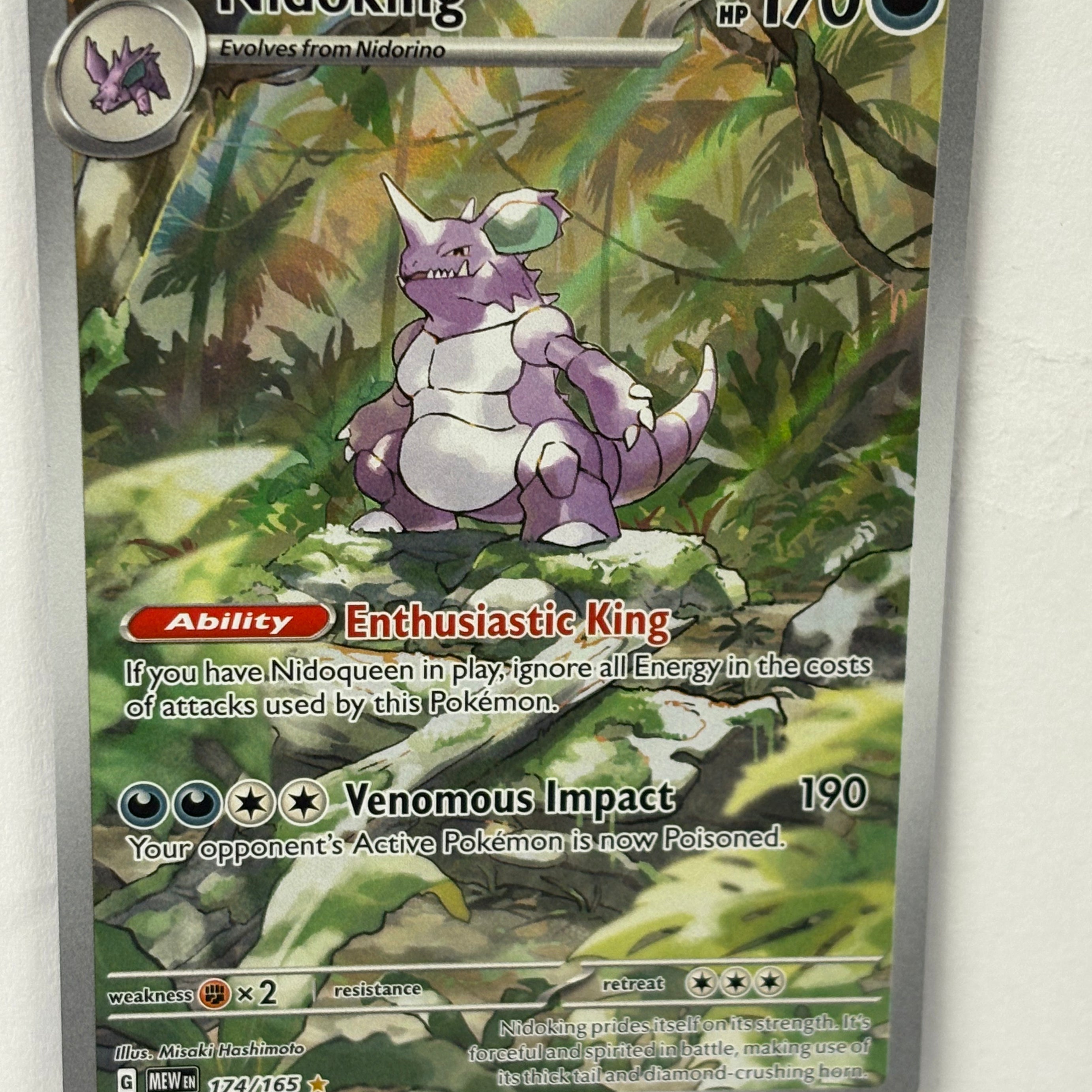 Pokémon TCG - 151 Nidoking 174/165 NM