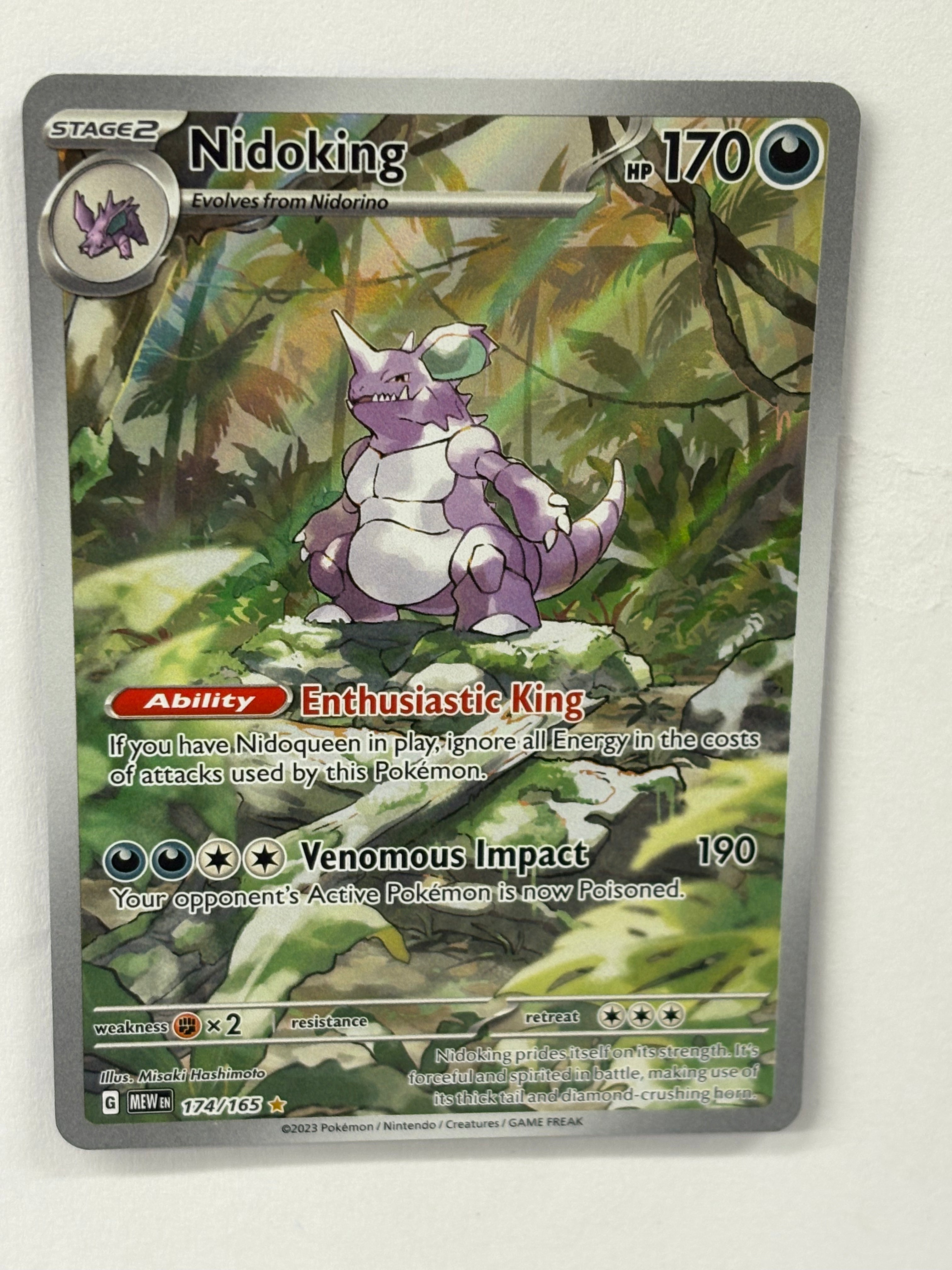 Pokémon TCG - 151 Nidoking 174/165 NM
