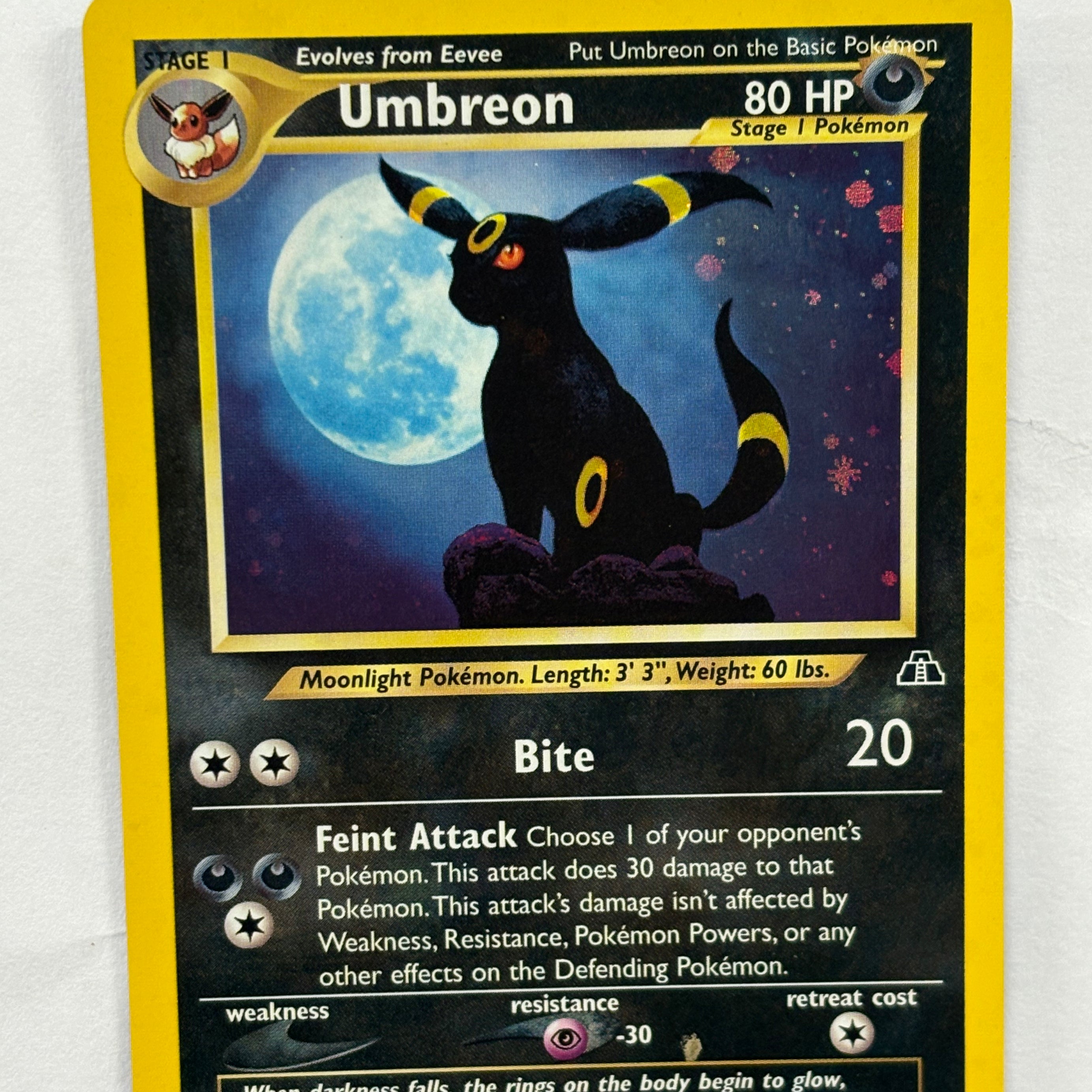 Pokémon TCG - Neo Discovery Umbreon Holo 13/75 NM