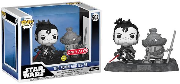 Funko Pop! Deluxe Star Wars The Ronin and B5-56 GITD Target Exclusive #502