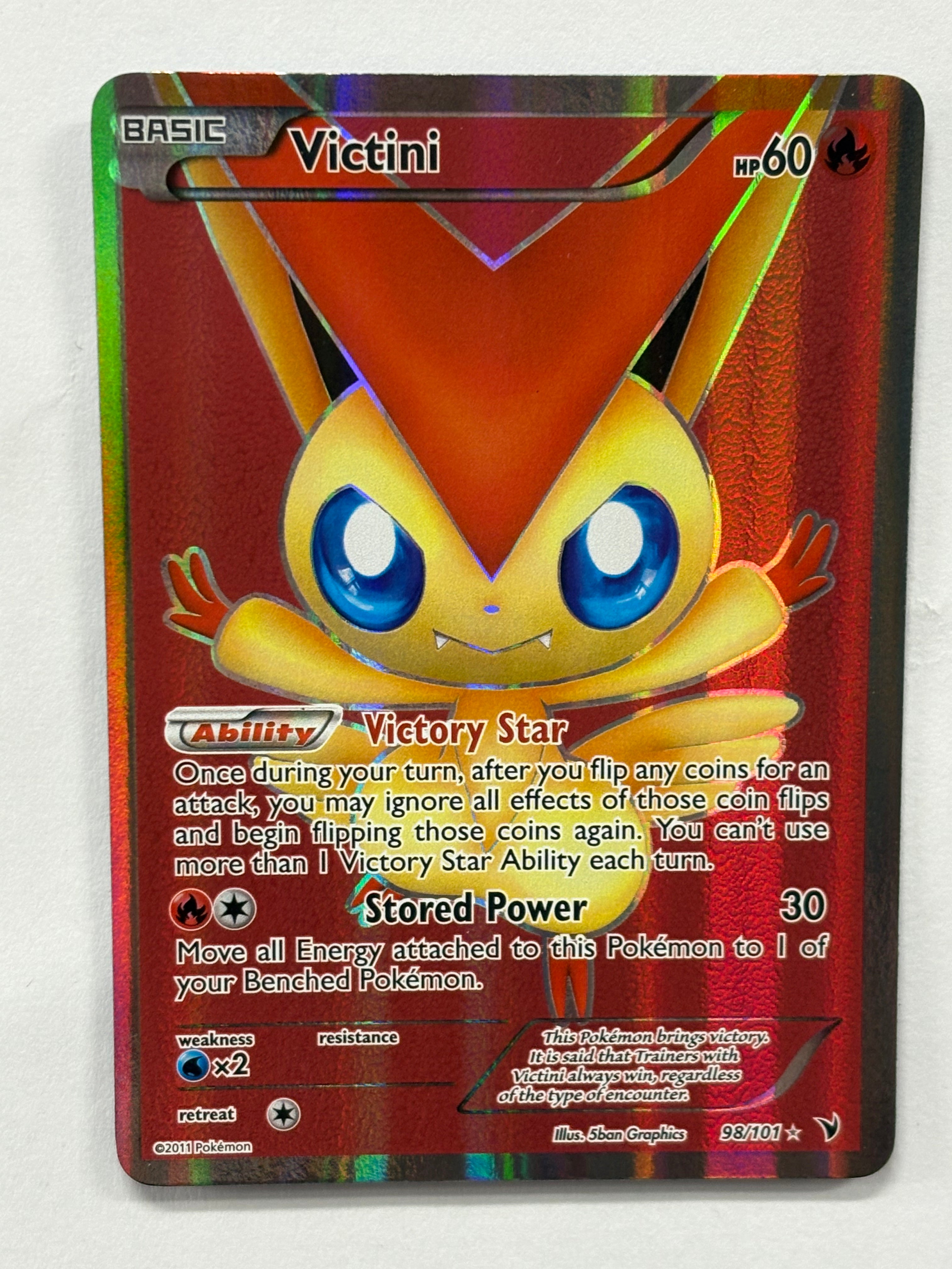 Pokémon TCG - Noble Victories Victini 98/101 NM