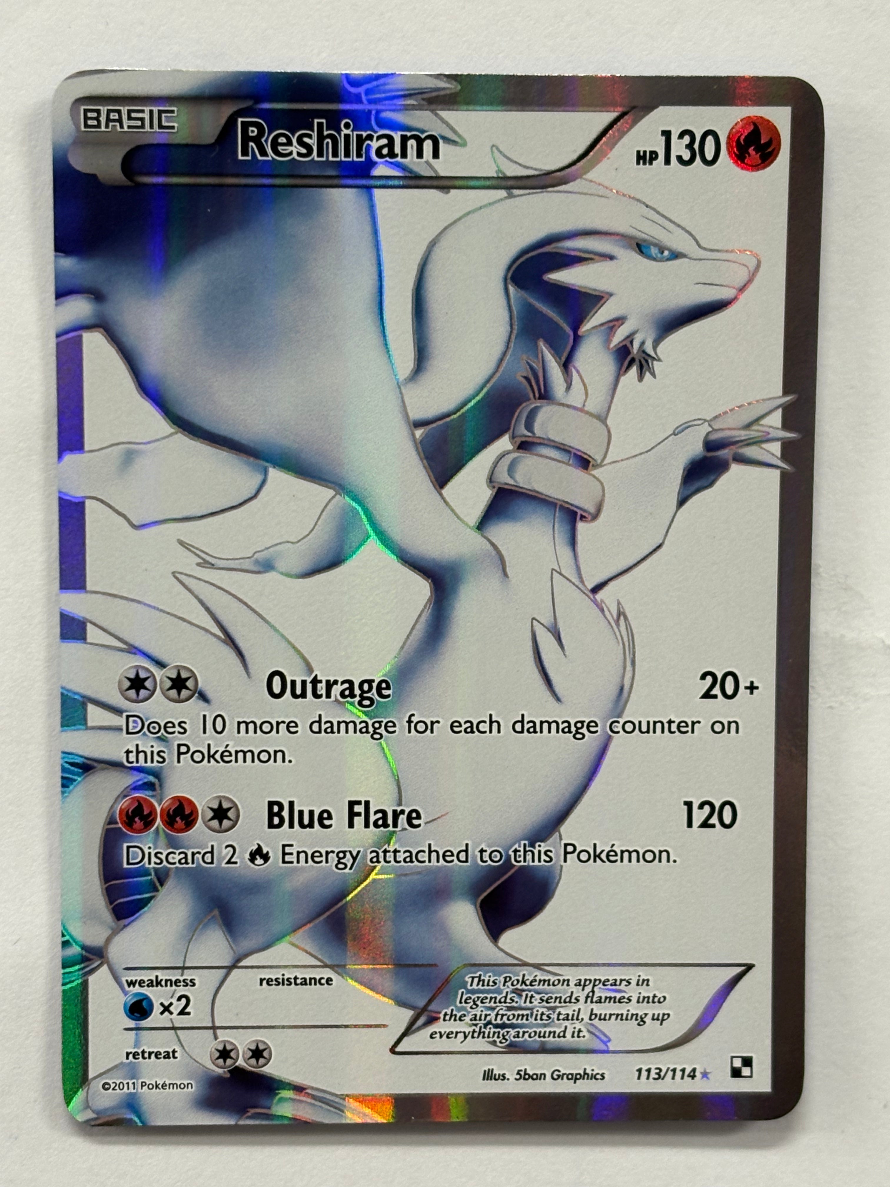 Pokémon TCG - Black and White Reshiram 113/114 NM