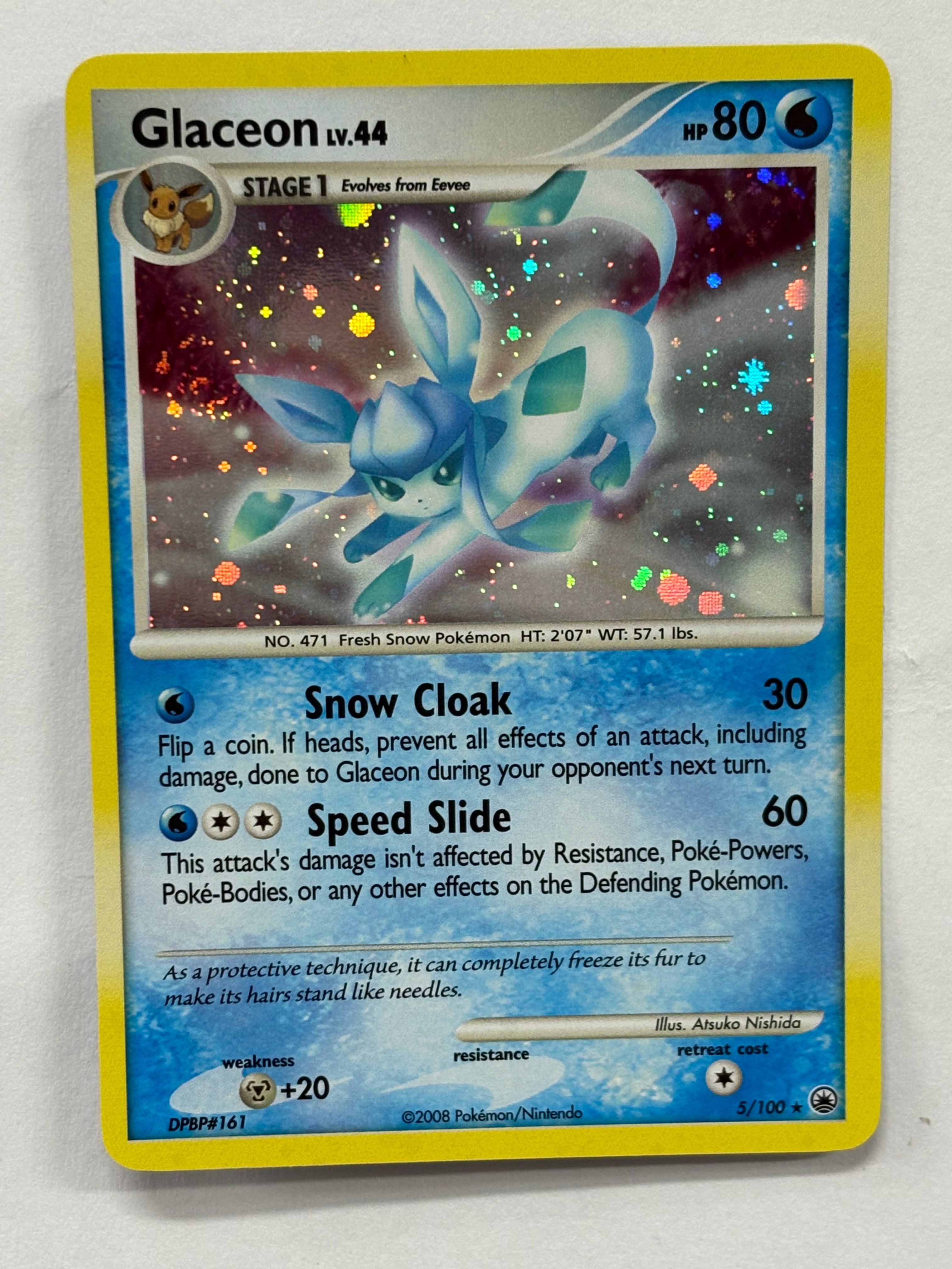 Pokémon TCG - Majestic Dawn Glaceon 5/100 NM