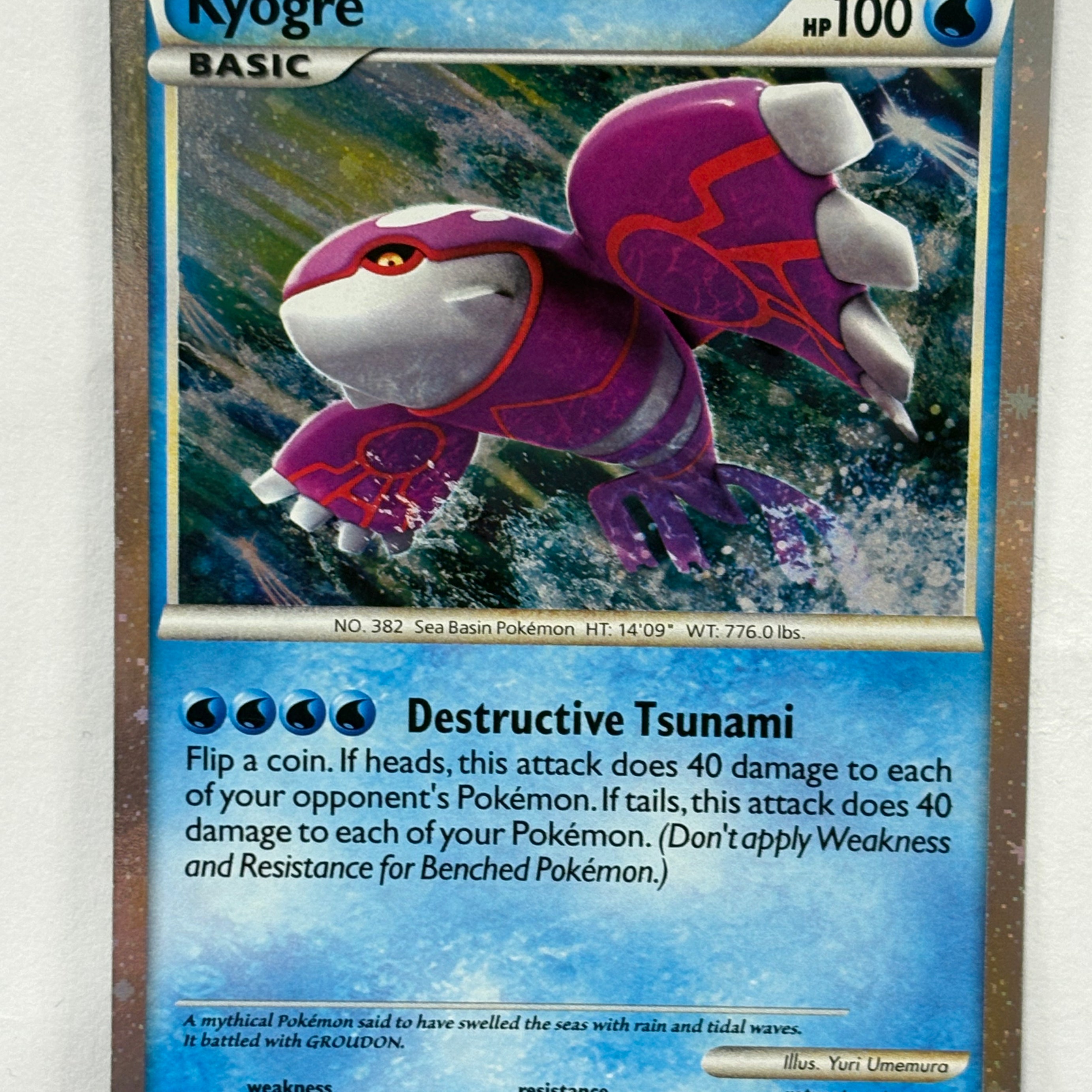 Pokémon TCG - Call of Legends Kyogre SL6 LP