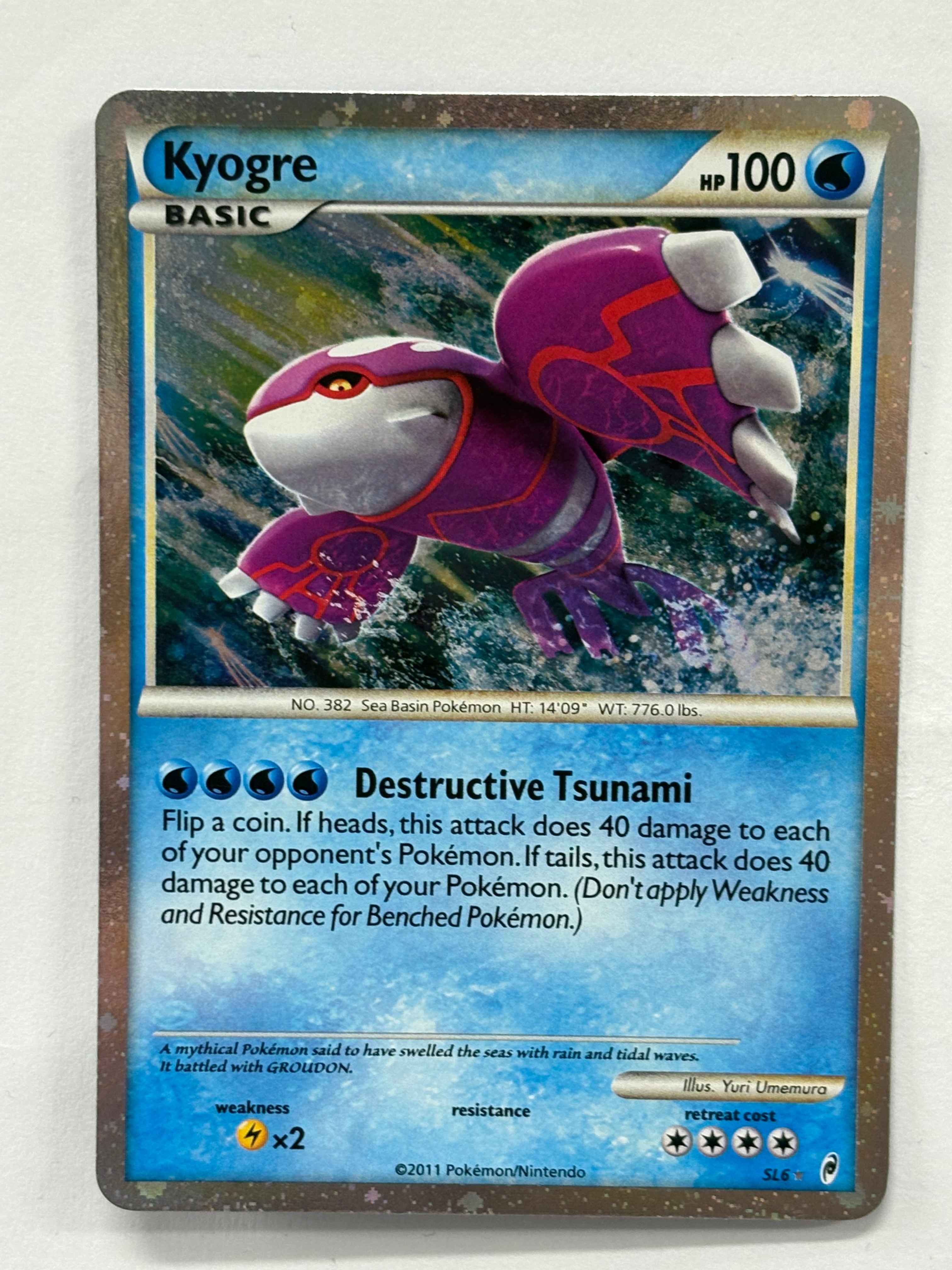 Pokémon TCG - Call of Legends Kyogre SL6 LP